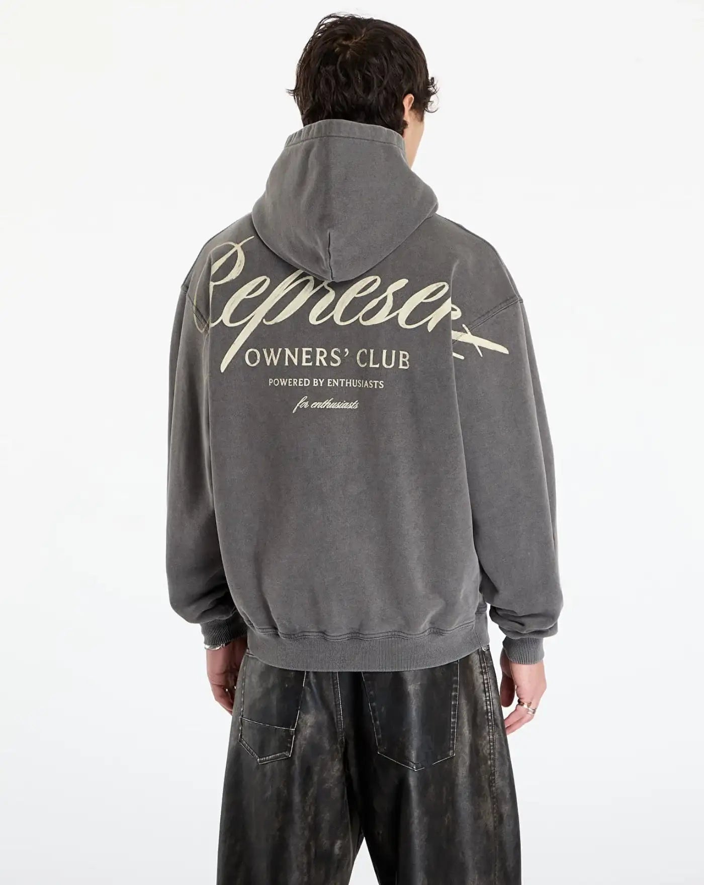 Sudadera Represent Owners Club Script Hoodie OCM41200 47VINTAGE GREY REPRESENT