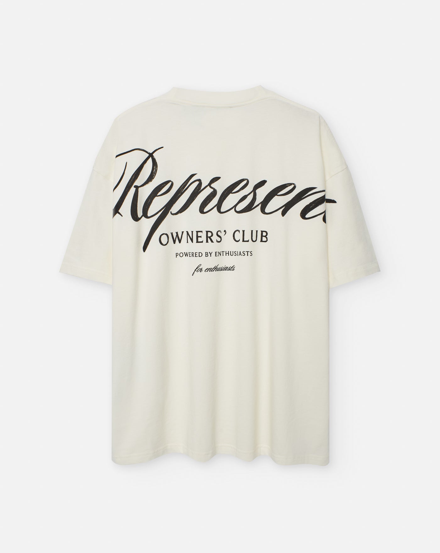 Camiseta Represent Owners Club Script OCM41201 072FLAT WHITE REPRESENT