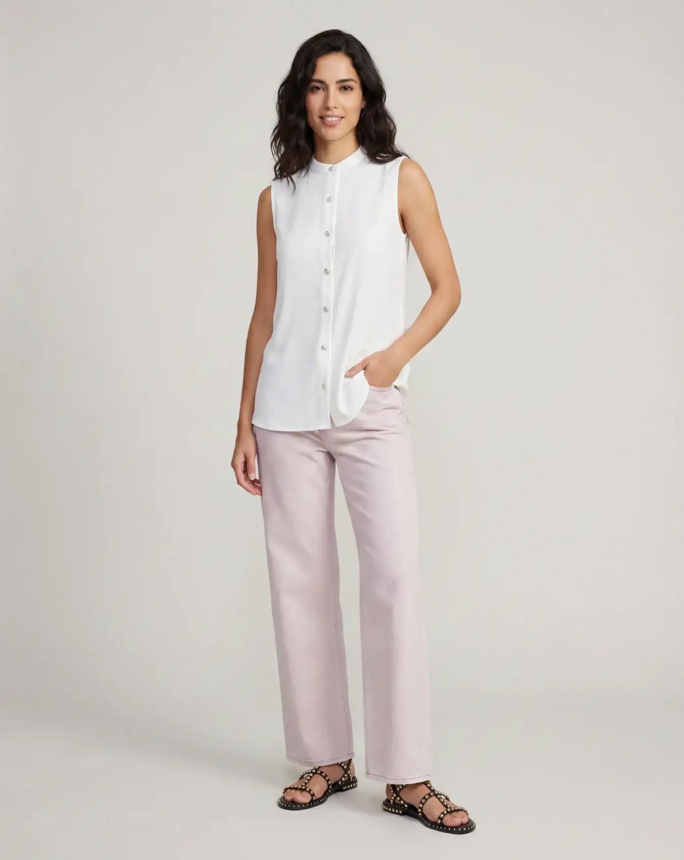 Camiseta Rrd Oxford Sleeveless Women Shirt 26752 09 RRD