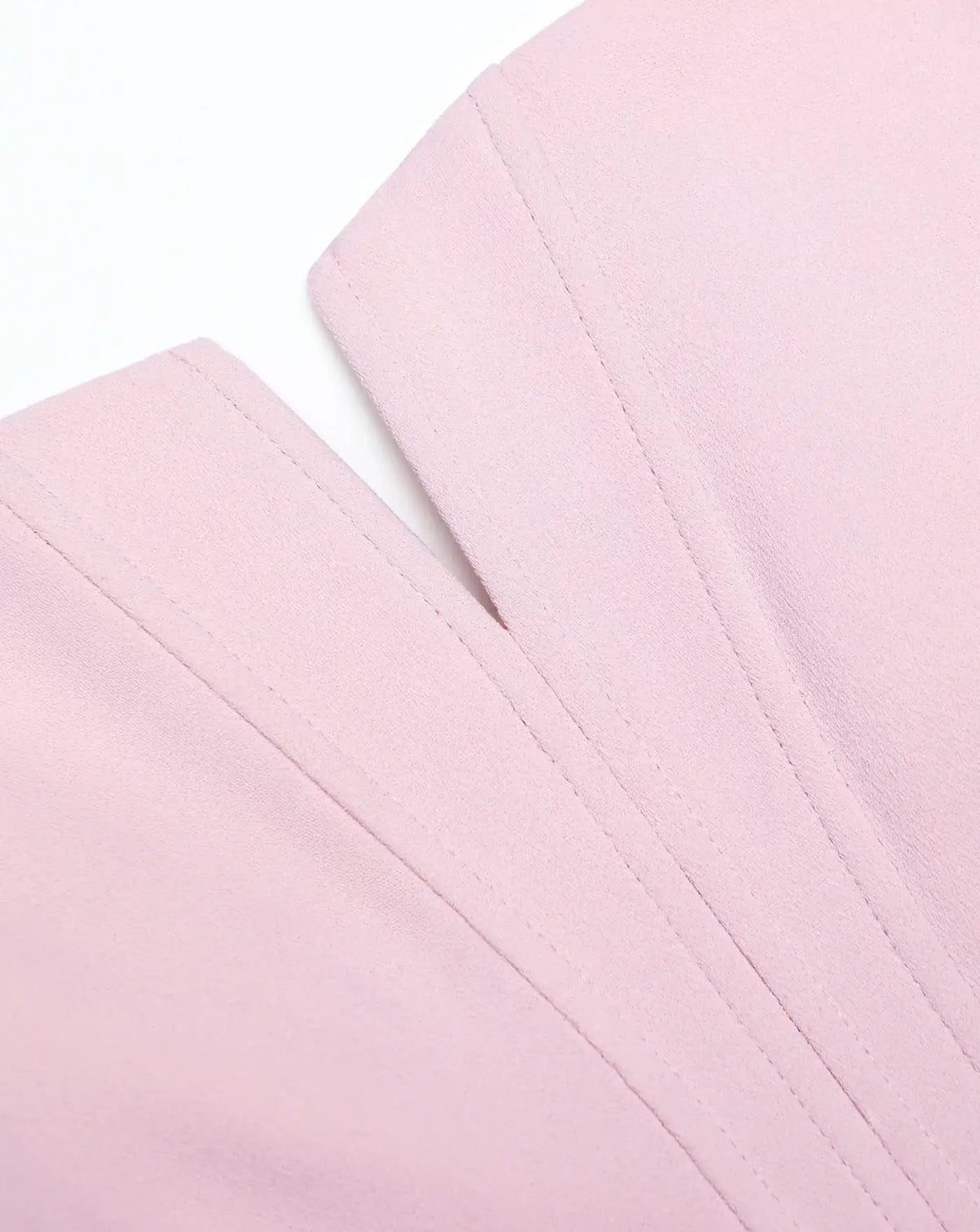 Vestido Self Portrait Pink Crepe Midi Dress SS26105MP PINK SELF-PORTRAIT