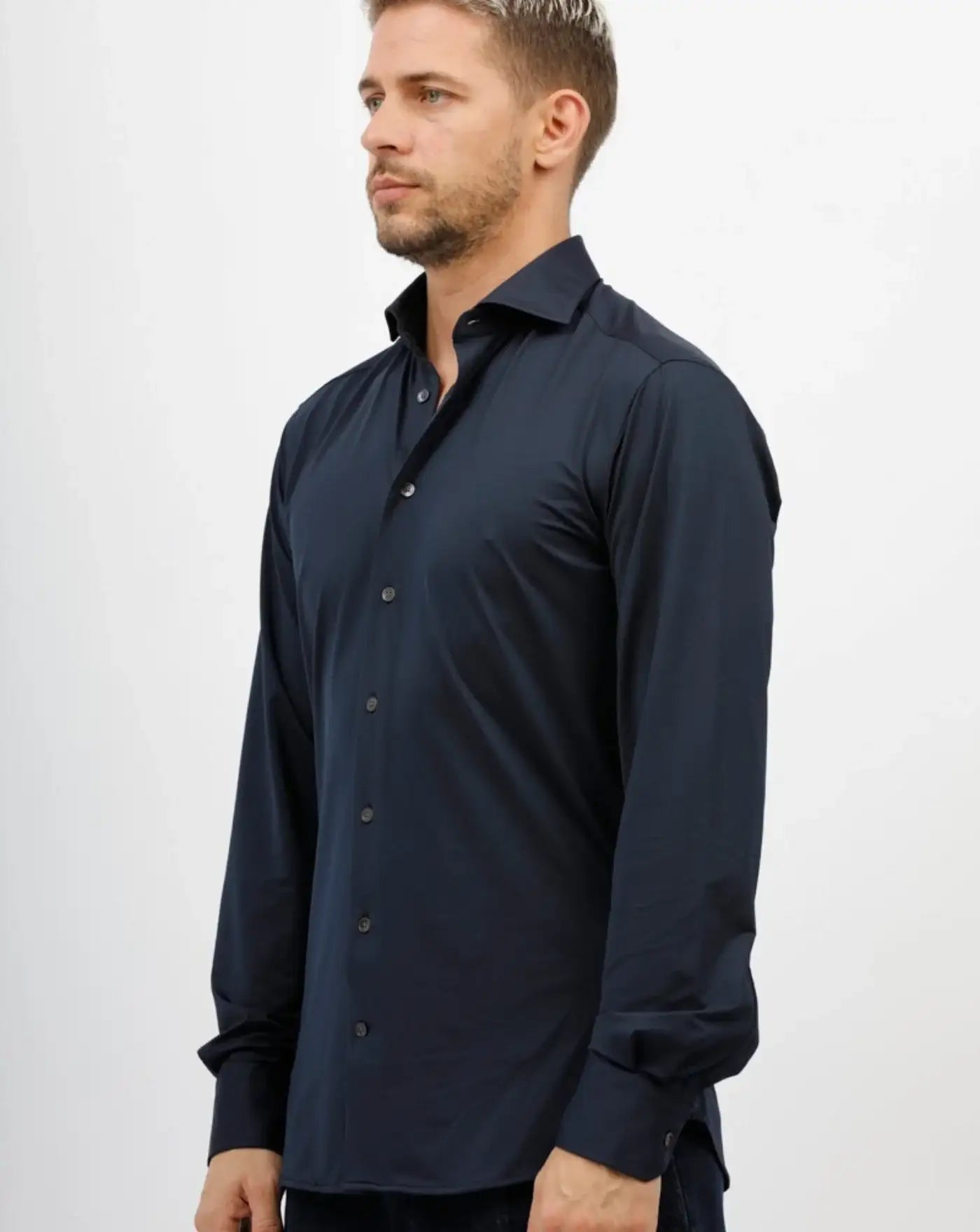 Camisa Traiano Milano T1012 311 130 PLAIN NAVY TRAIANO MILANO