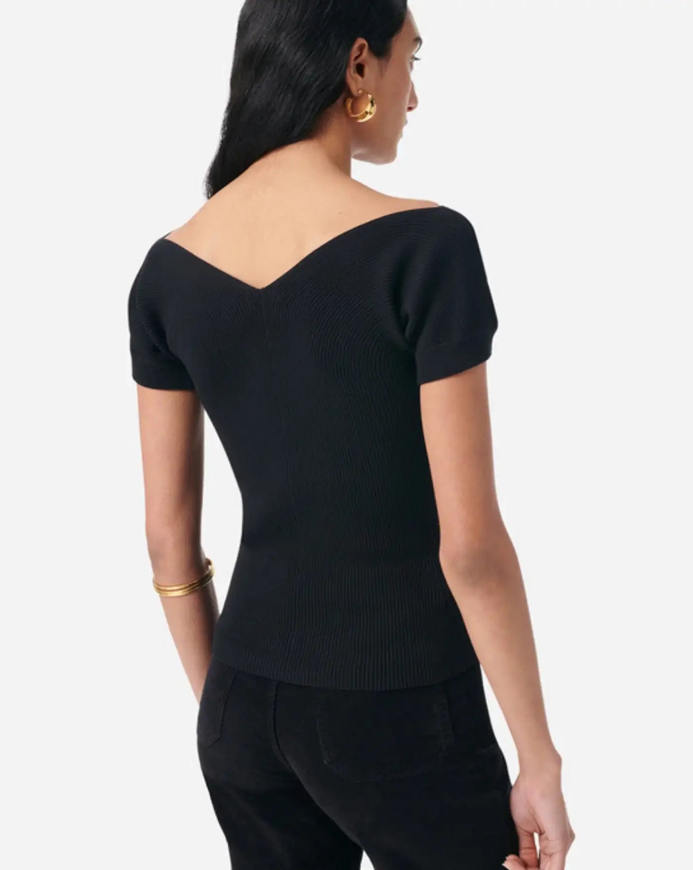 Top Vanessa Bruno Gabaret 3HVC04 V15882 BLACK VANESSA BRUNO