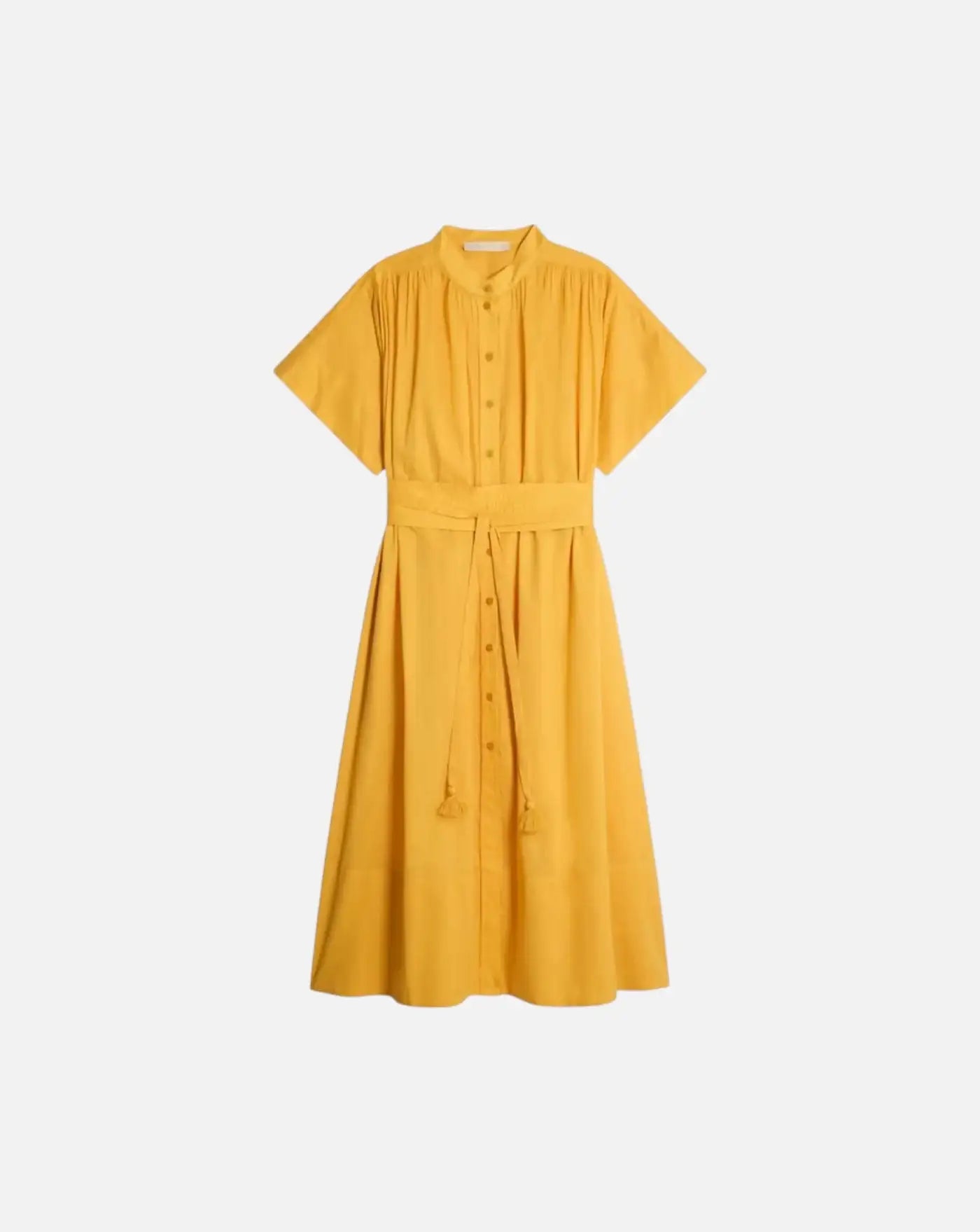 Vestido midi de algodón de Vanessa Bruno 4EVA42V08241 SAFRAN VANESSA BRUNO