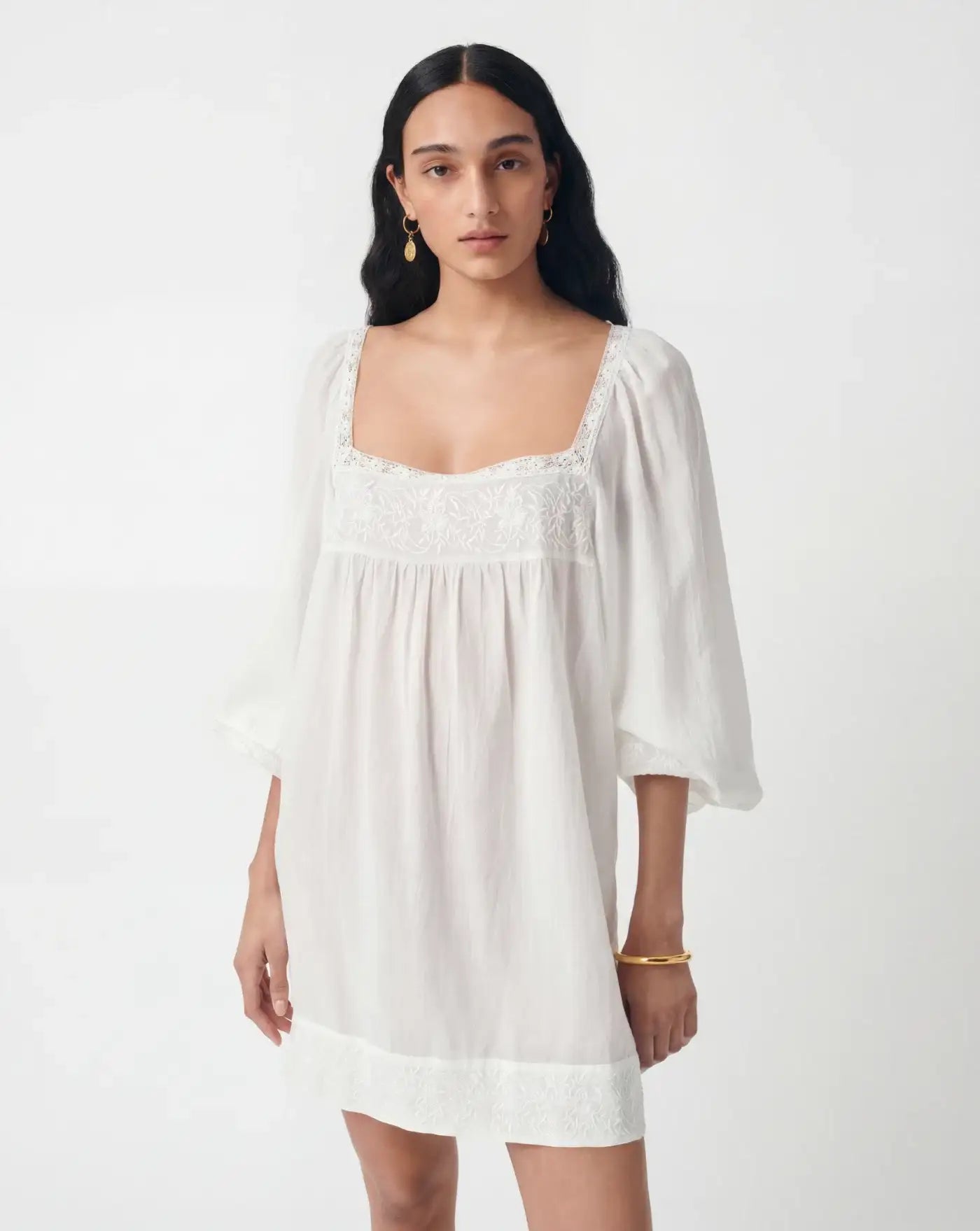 Vestido Vanessa Bruno Graziella 6EVA53V08848 BLANC VANESSA BRUNO