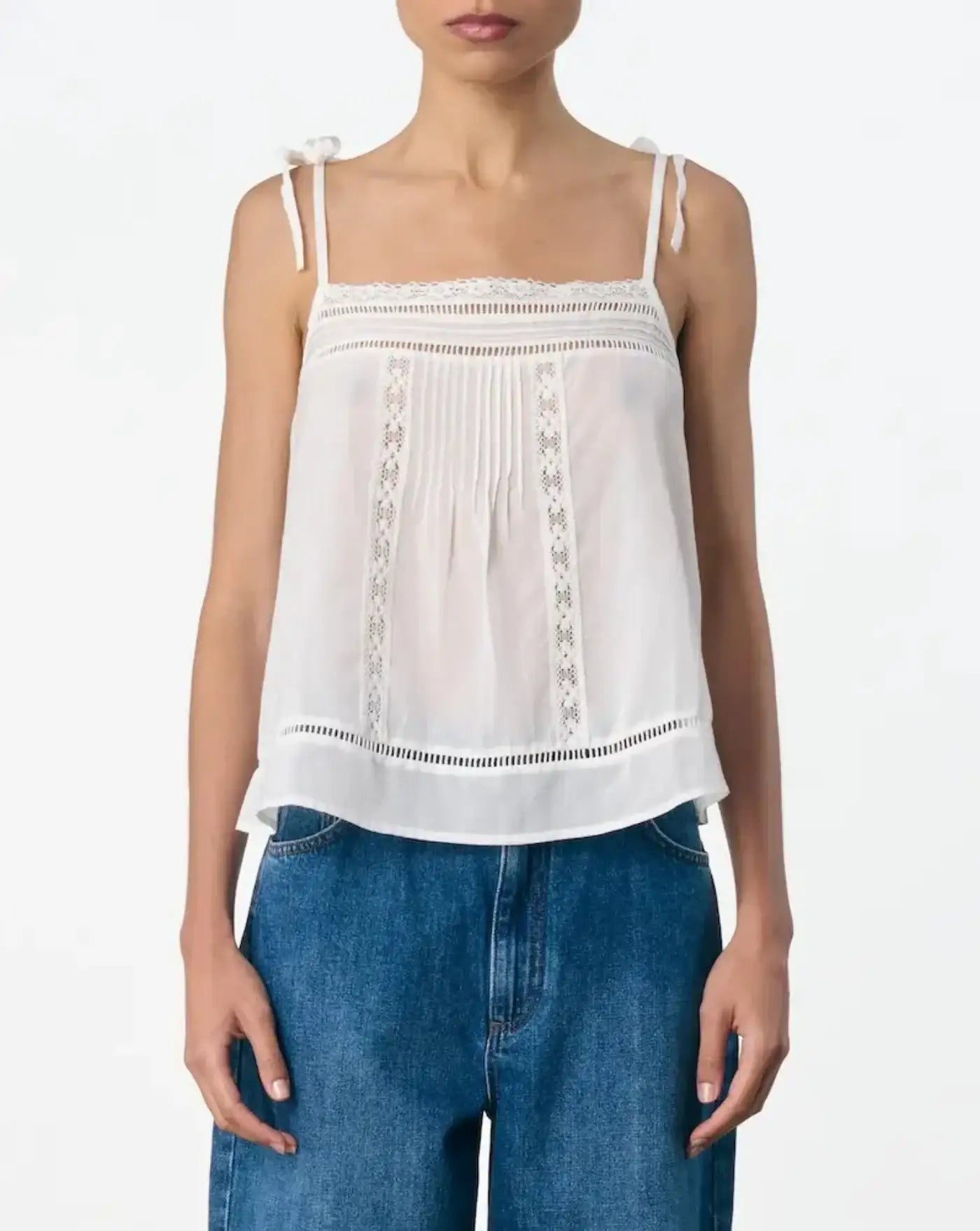 Top blanco de Vanessa Bruno Gaillet 6EVA53V09864 001BLANC VANESSA BRUNO