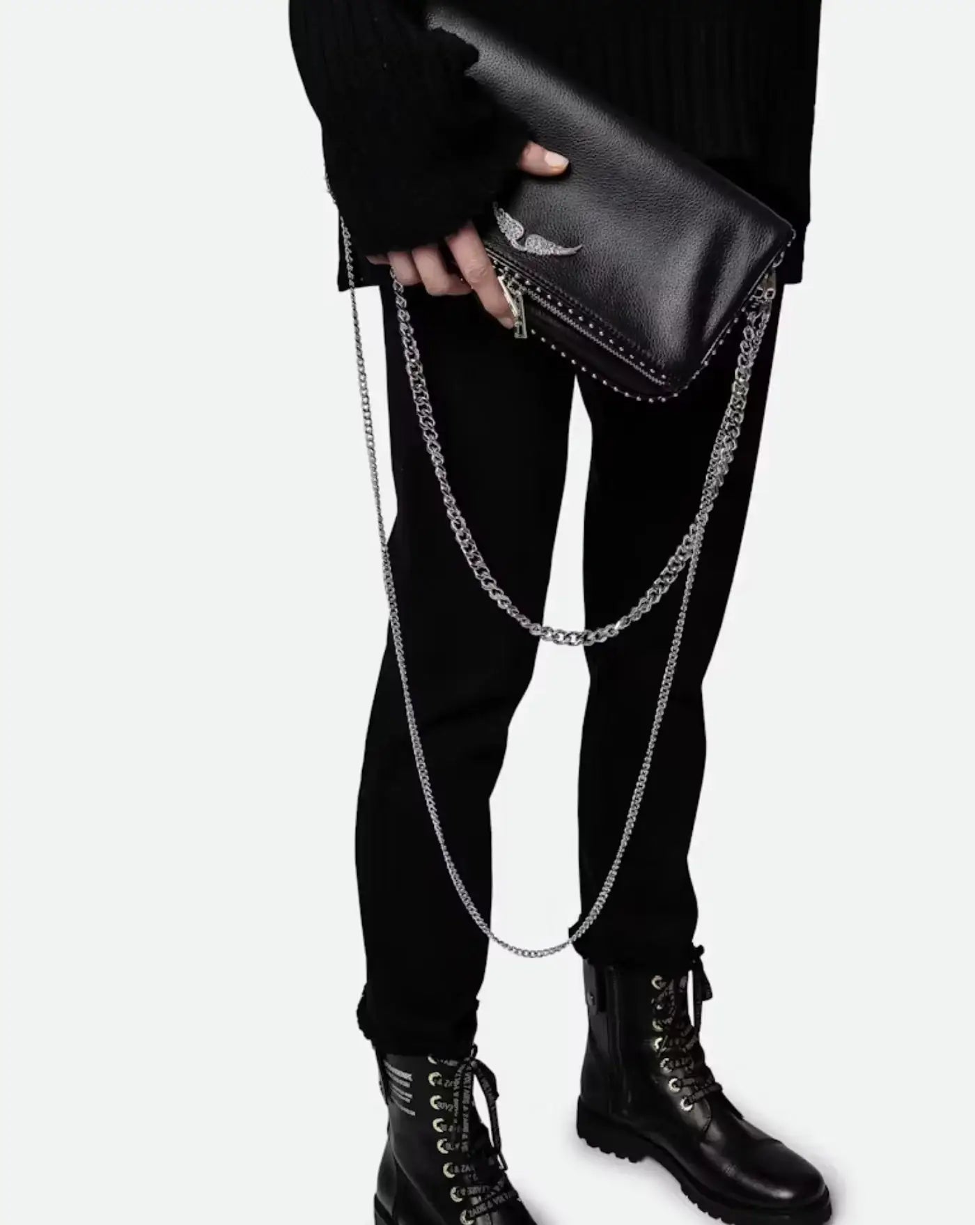 Bolso Zadig & Voltaire Rock Grained LWBA00002 011 ZADIG & VOLTAIRE