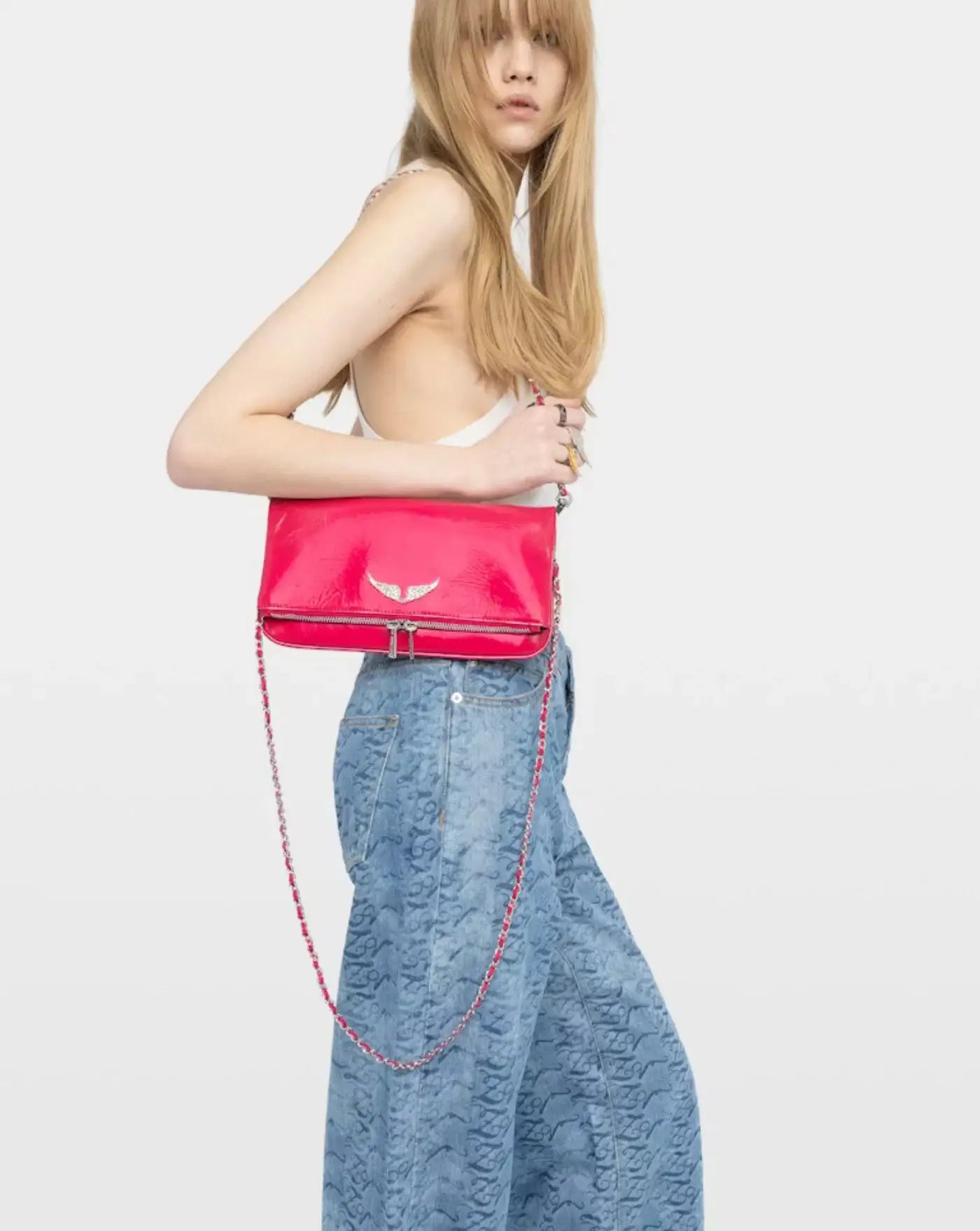 Bolso Zadig & Voltaire Rock Vintage Patent LWBA04212 696 ZADIG & VOLTAIRE