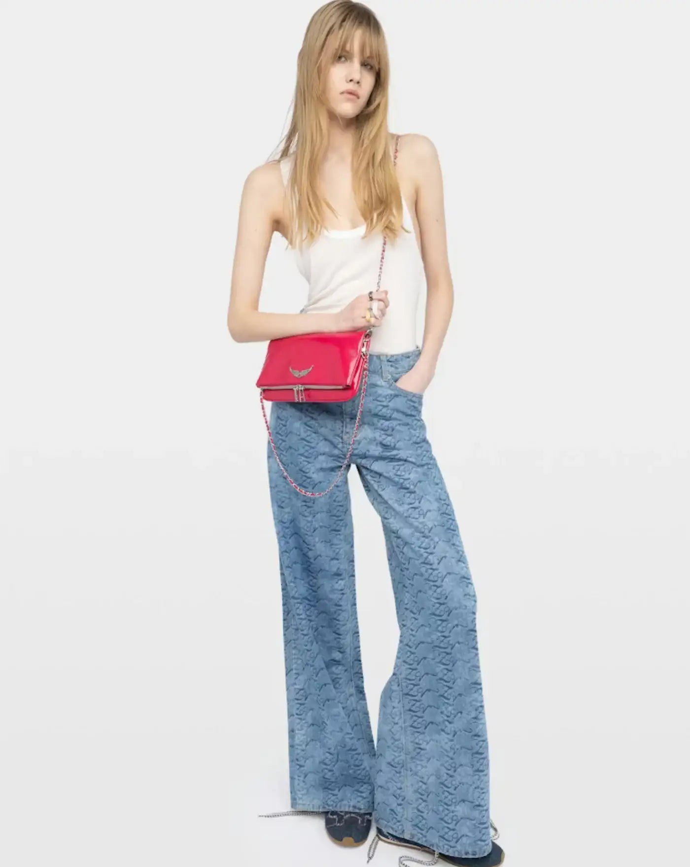 Bolso Zadig & Voltaire Rock Vintage Patent LWBA04212 696 ZADIG & VOLTAIRE