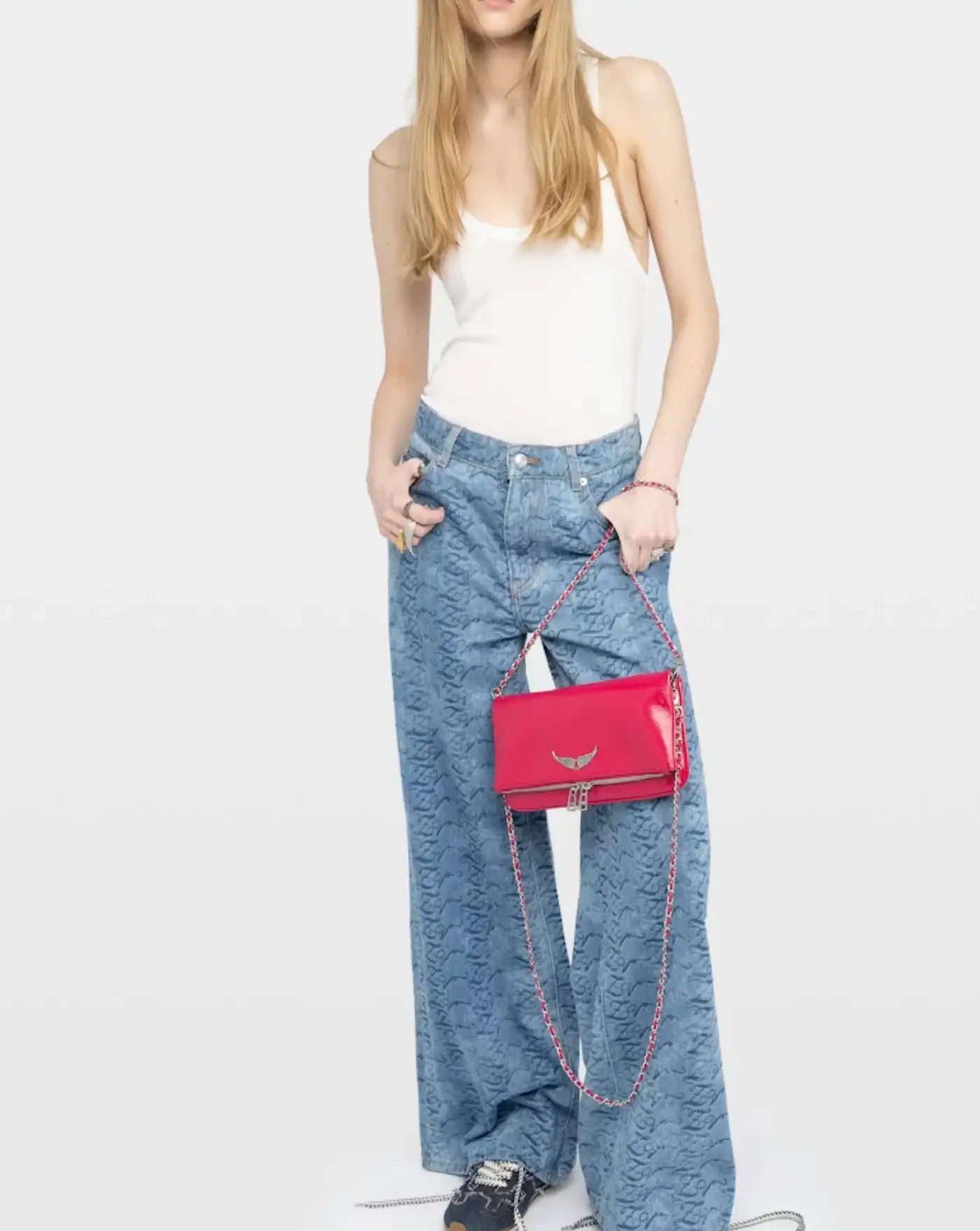Bolso Zadig & Voltaire Rock Vintage Patent LWBA04212 696 ZADIG & VOLTAIRE