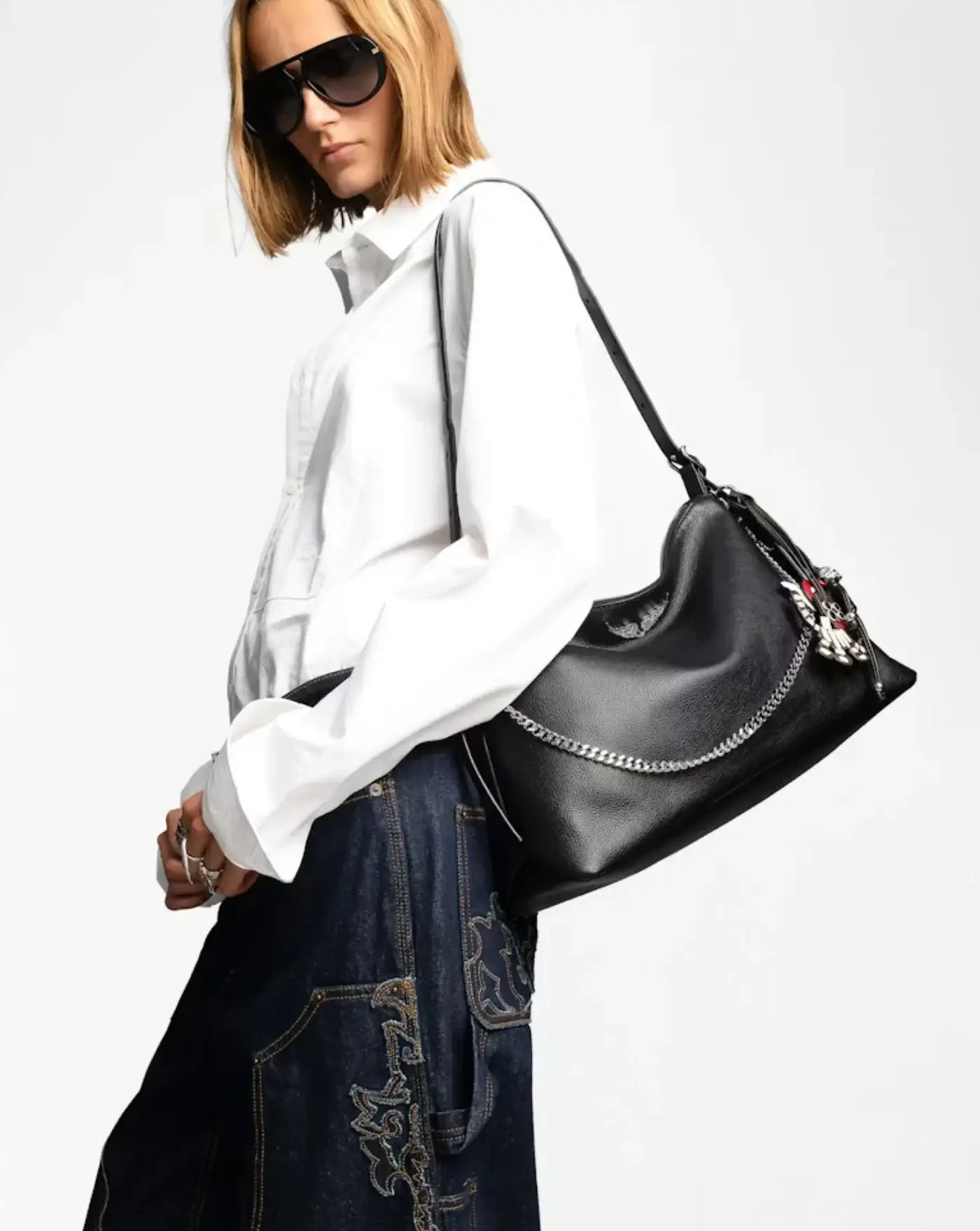 Bolso Zadig & Voltaire Jim Grained LWBA04310 011 ZADIG & VOLTAIRE