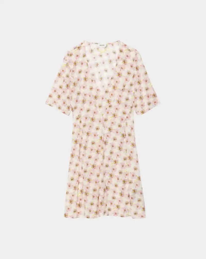 Vestido Zadig & Voltaire Rodalas Smooth Mirror Flowers WWDR02634 716 ZADIG & VOLTAIRE