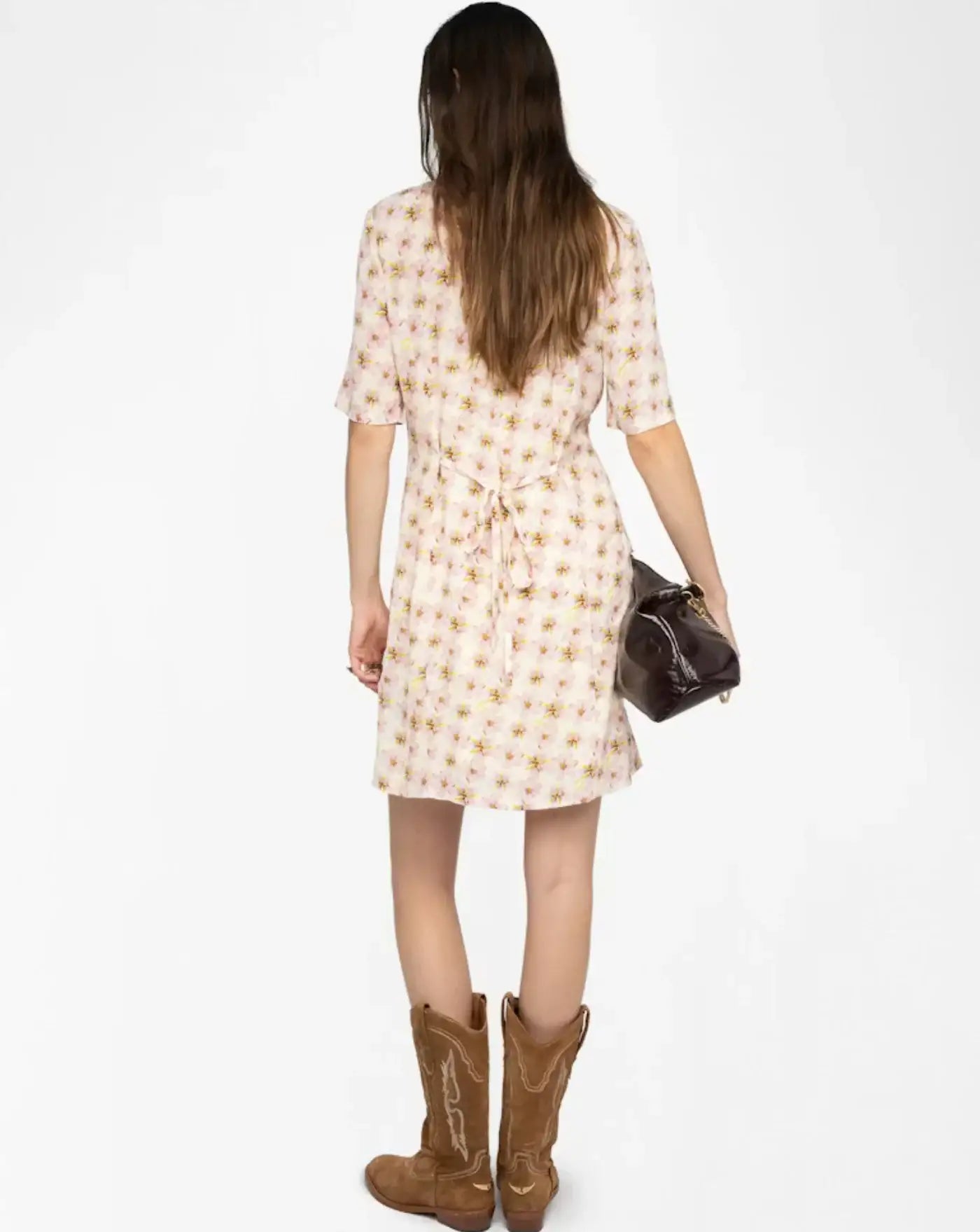Vestido Zadig & Voltaire Rodalas Smooth Mirror Flowers WWDR02634 716 ZADIG & VOLTAIRE