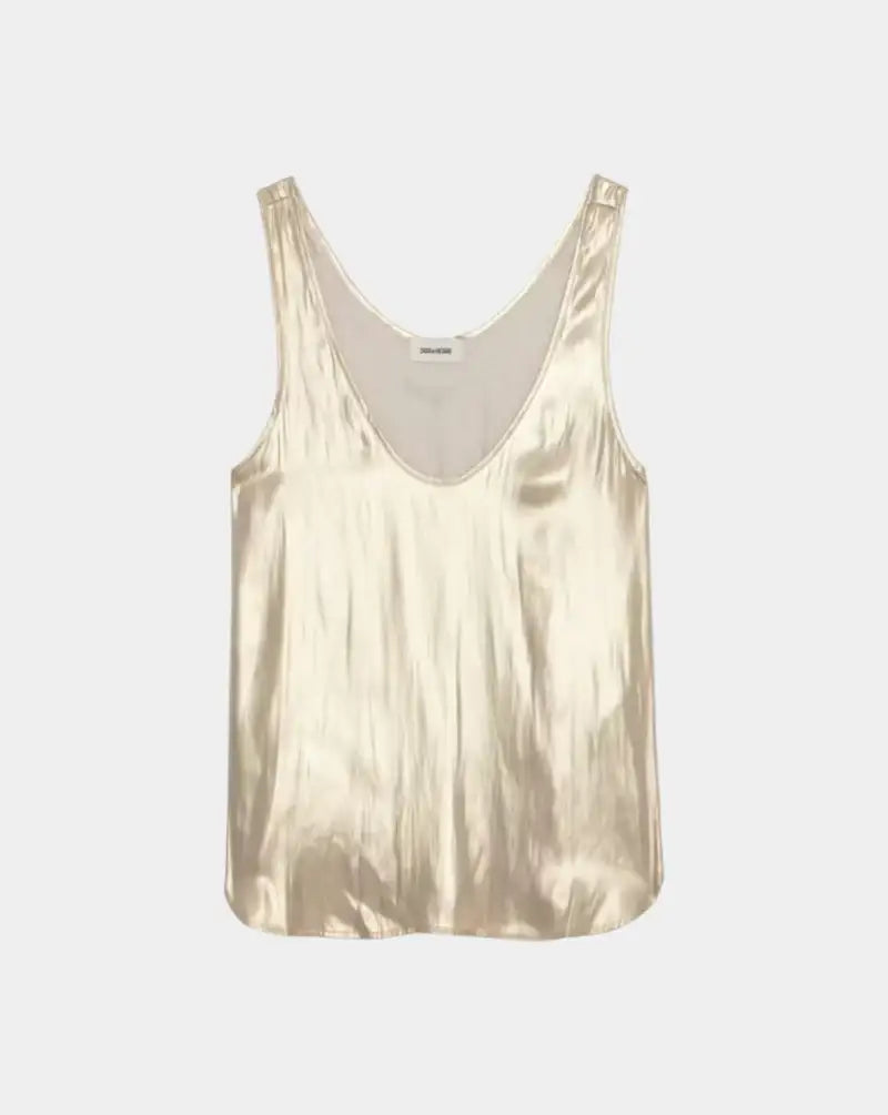 Top Zadig & Voltaire Tarys Stain Gold WWTO01986 700 ZADIG & VOLTAIRE