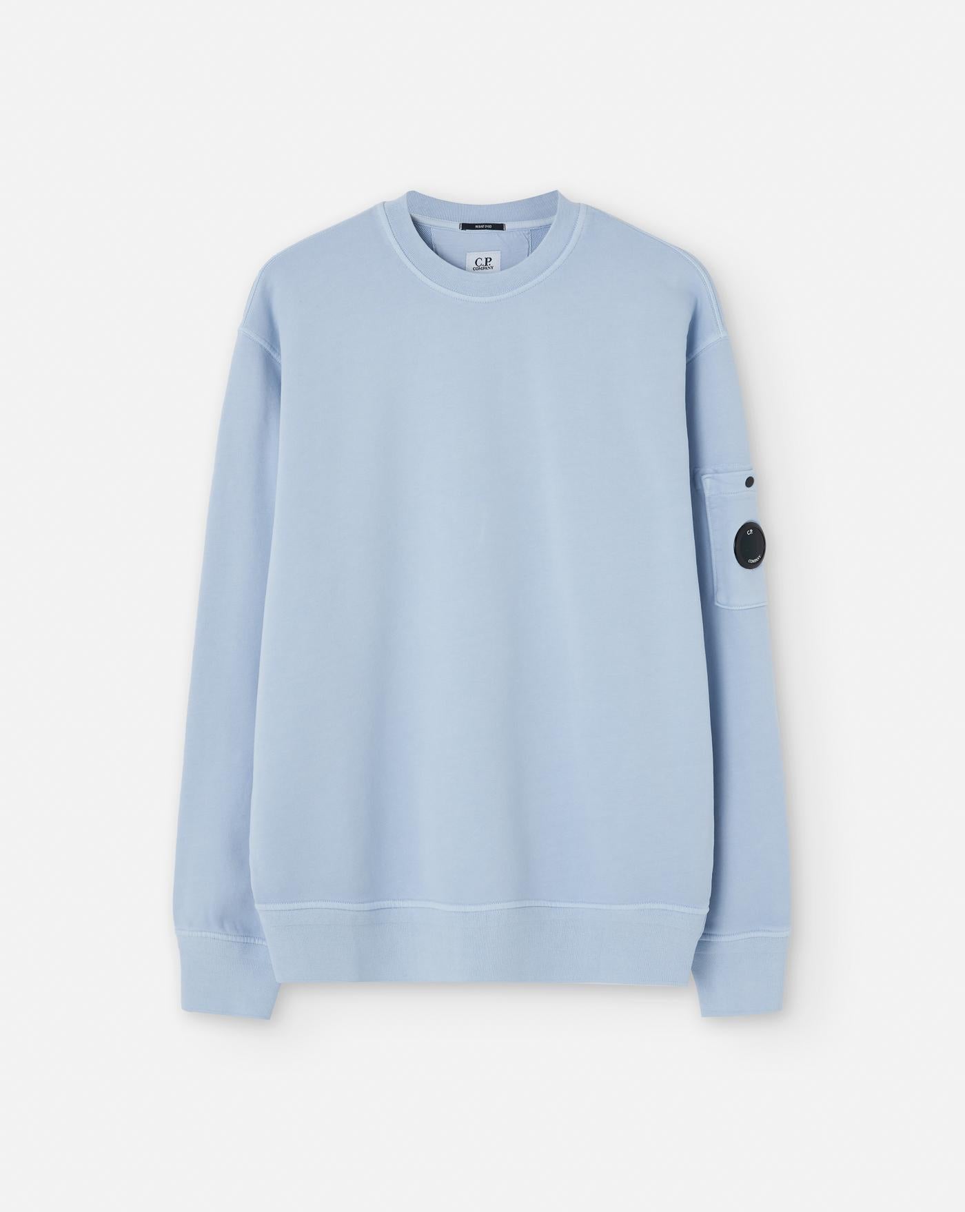 Sudadera C.P. Company Cotton Diagonal Fleece<BR/> 18CMSS098A110044R 814 C.P. COMPANY