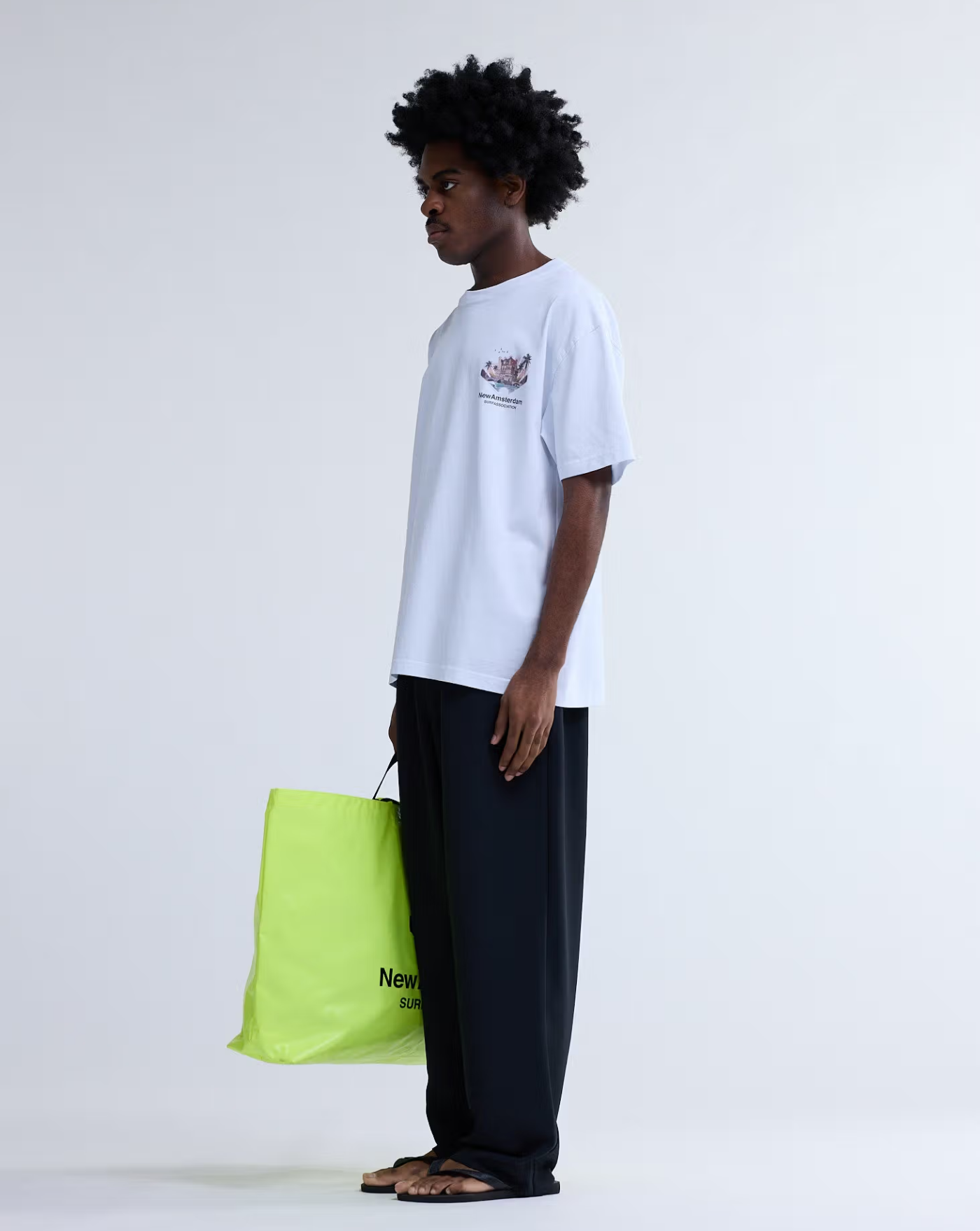 Camiseta New Amsterdam Tropical Tee 2601074001 WHITE NEW AMSTERDAM