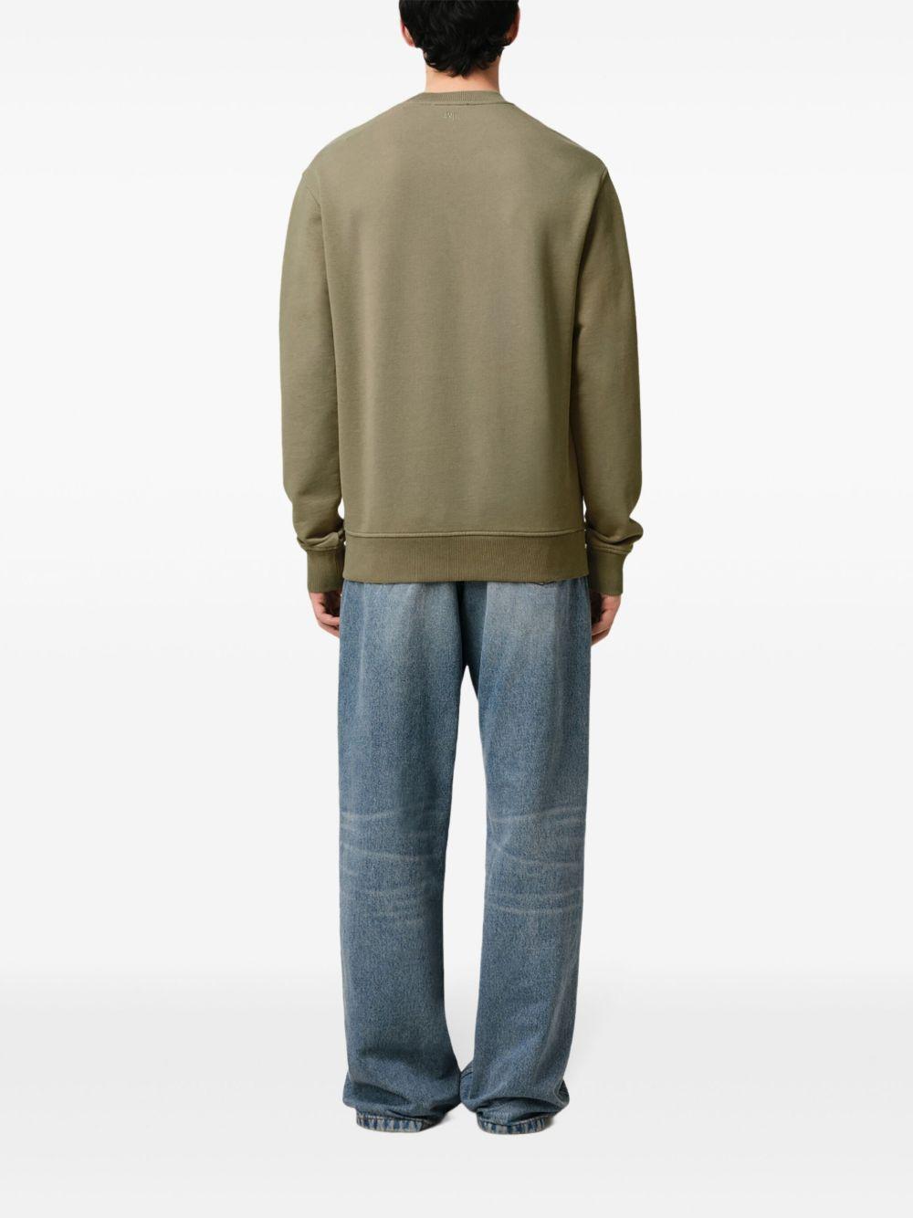 Sudadera Ami Paris Off White Ami de Coeur HSW060 730375 AMI PARIS