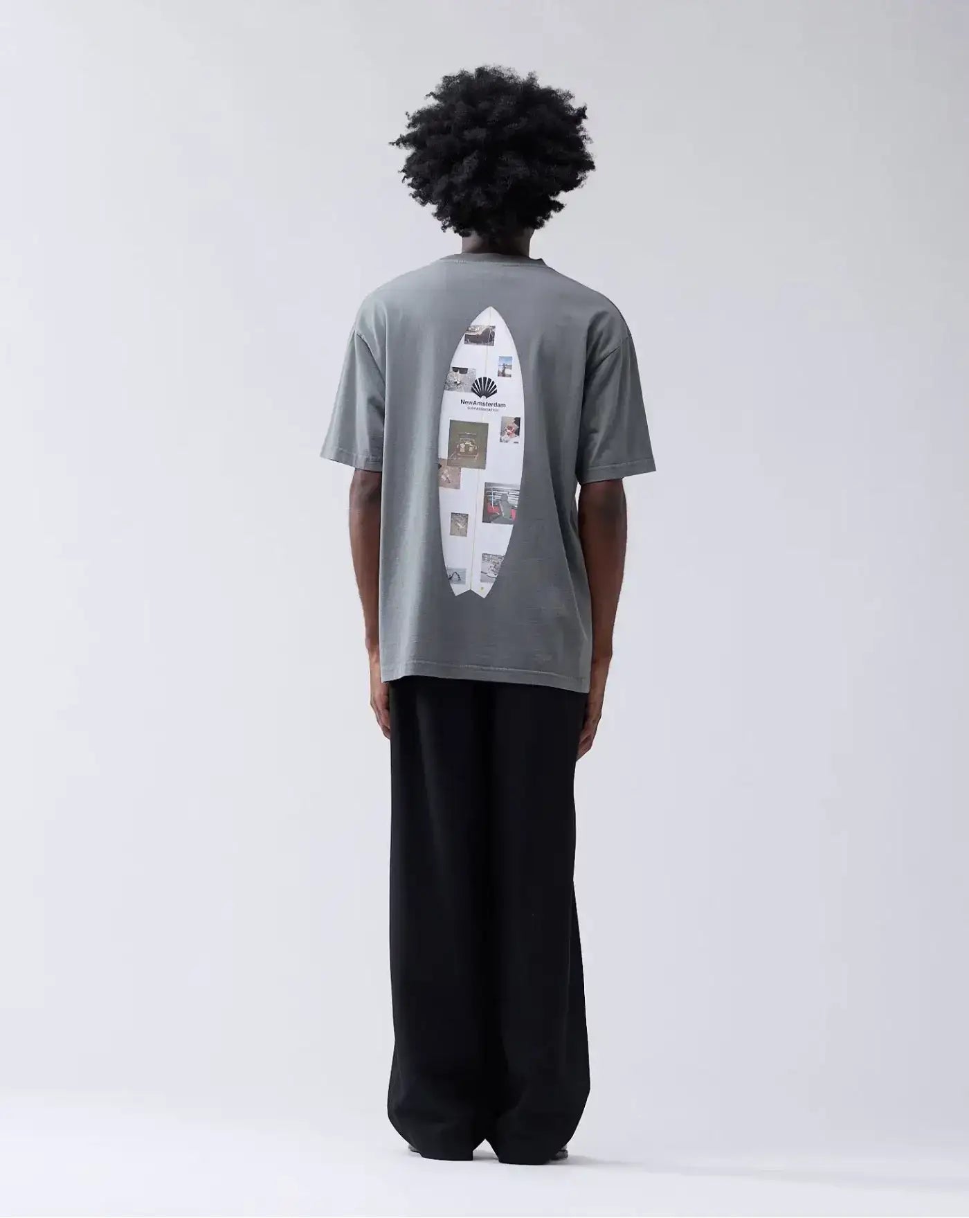 Camiseta New Amsterdam Surf Zine 2502072002 SHARK GREEN NEW AMSTERDAM