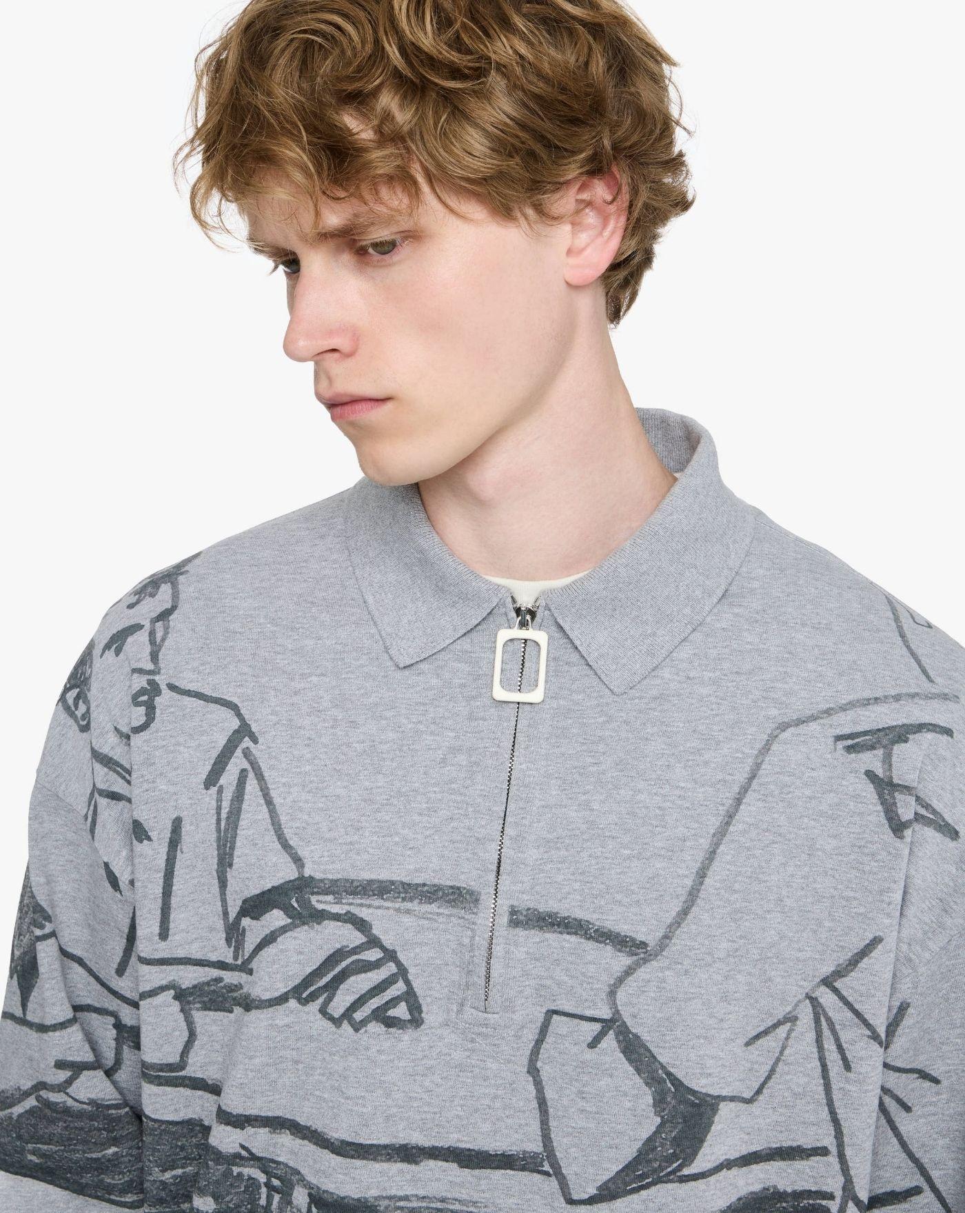 Polo Jw Anderson Printed Rugby JO0274PG1755 945 JW ANDERSON