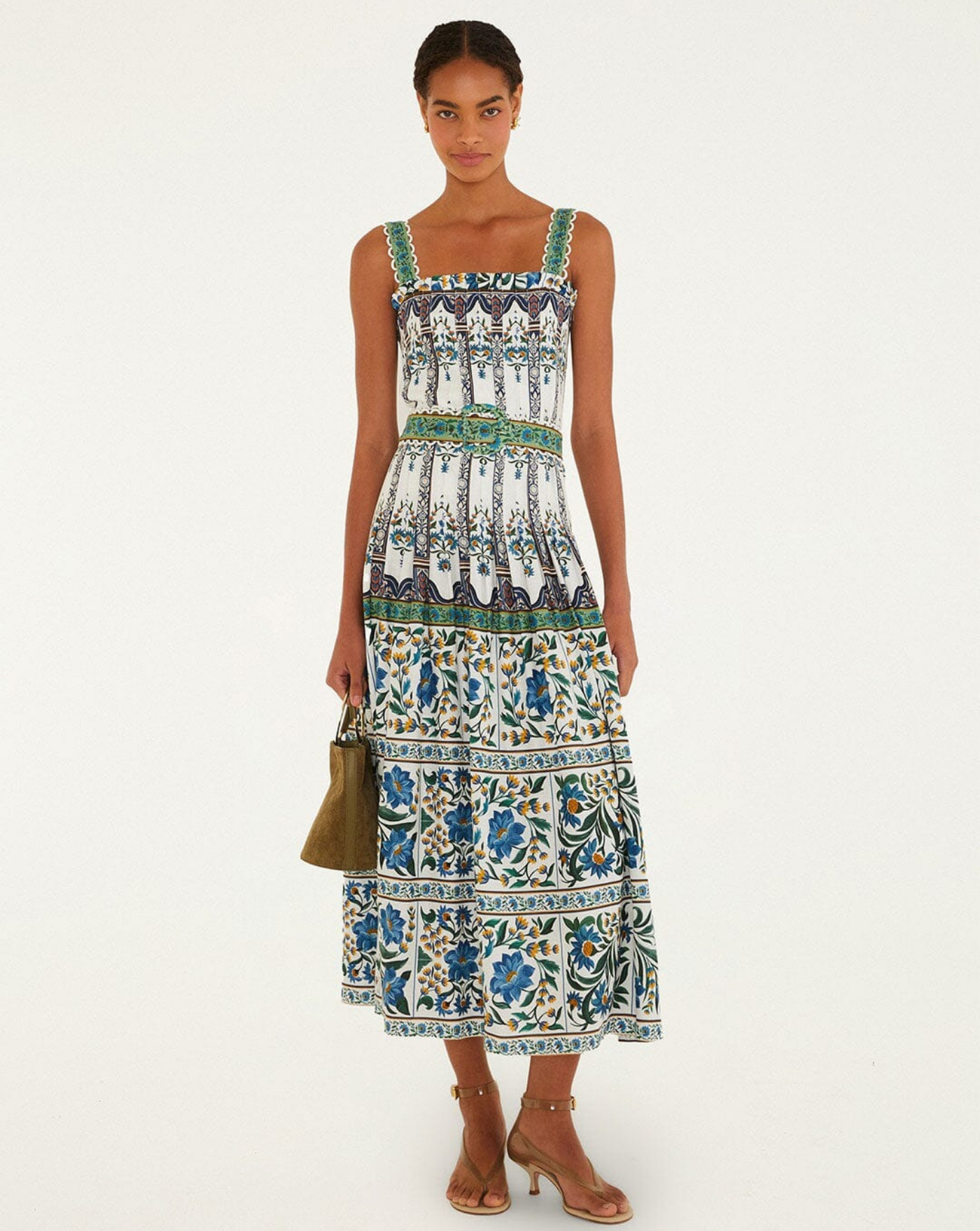 Vestido Farm Rio Manoela 347780 26060 MANOELA OFF-WHITE FARM RIO