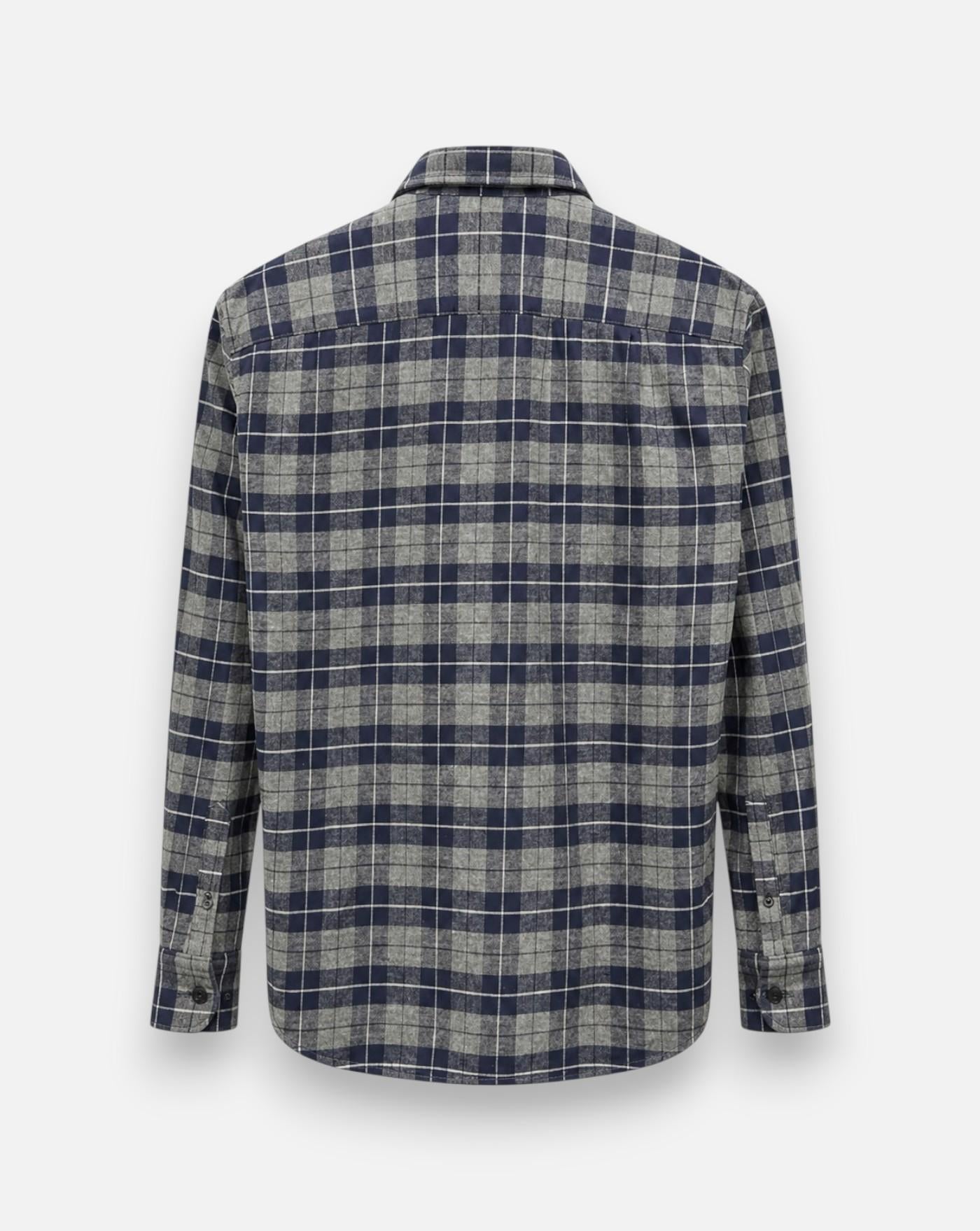 Camisa Bastoncino Cuadros B4458 NAVY/GREY BASTONCINO