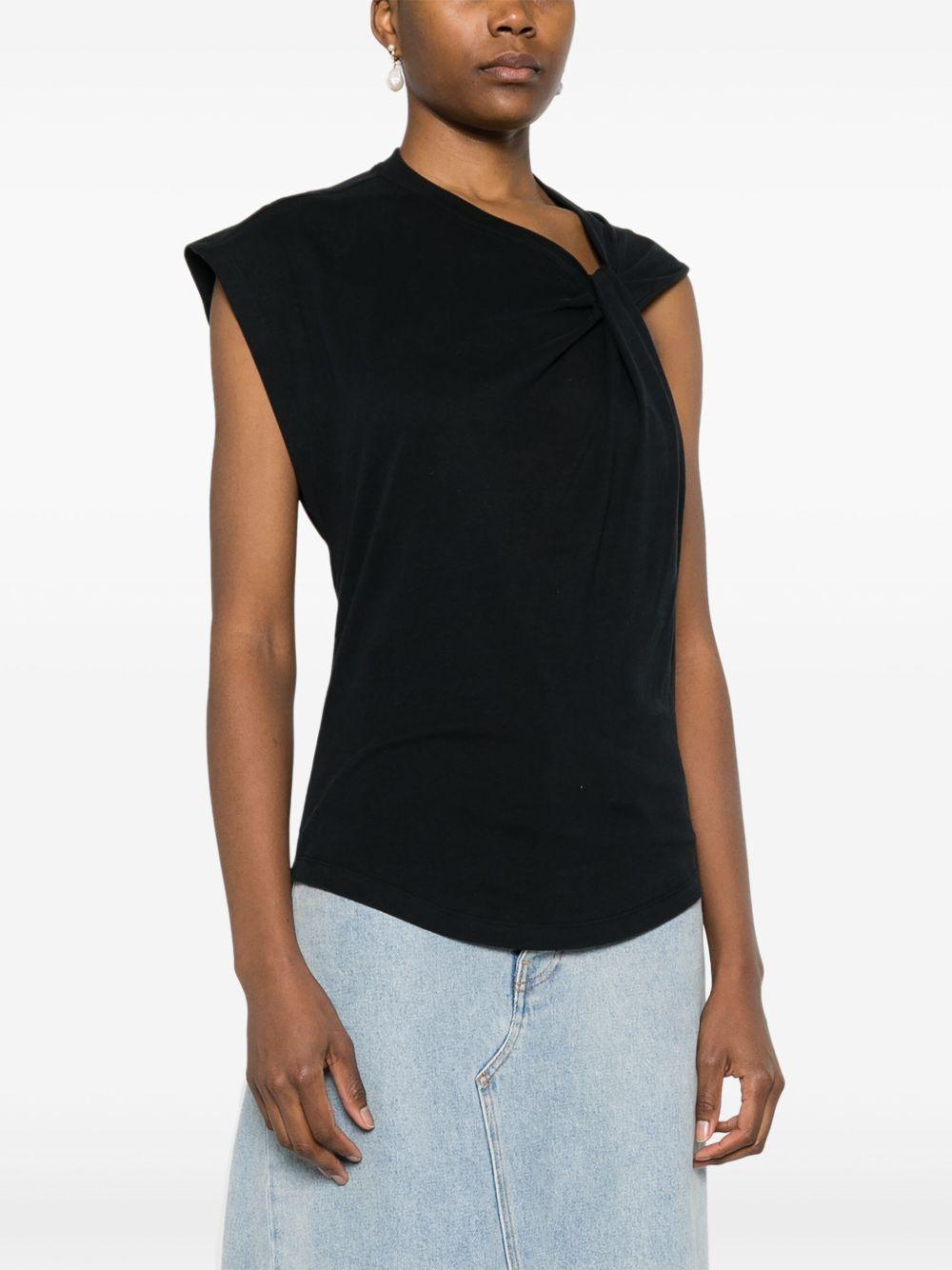 Top Isabel Marant Nayda TS0175FAA1N41I 01BK ISABEL MARANT