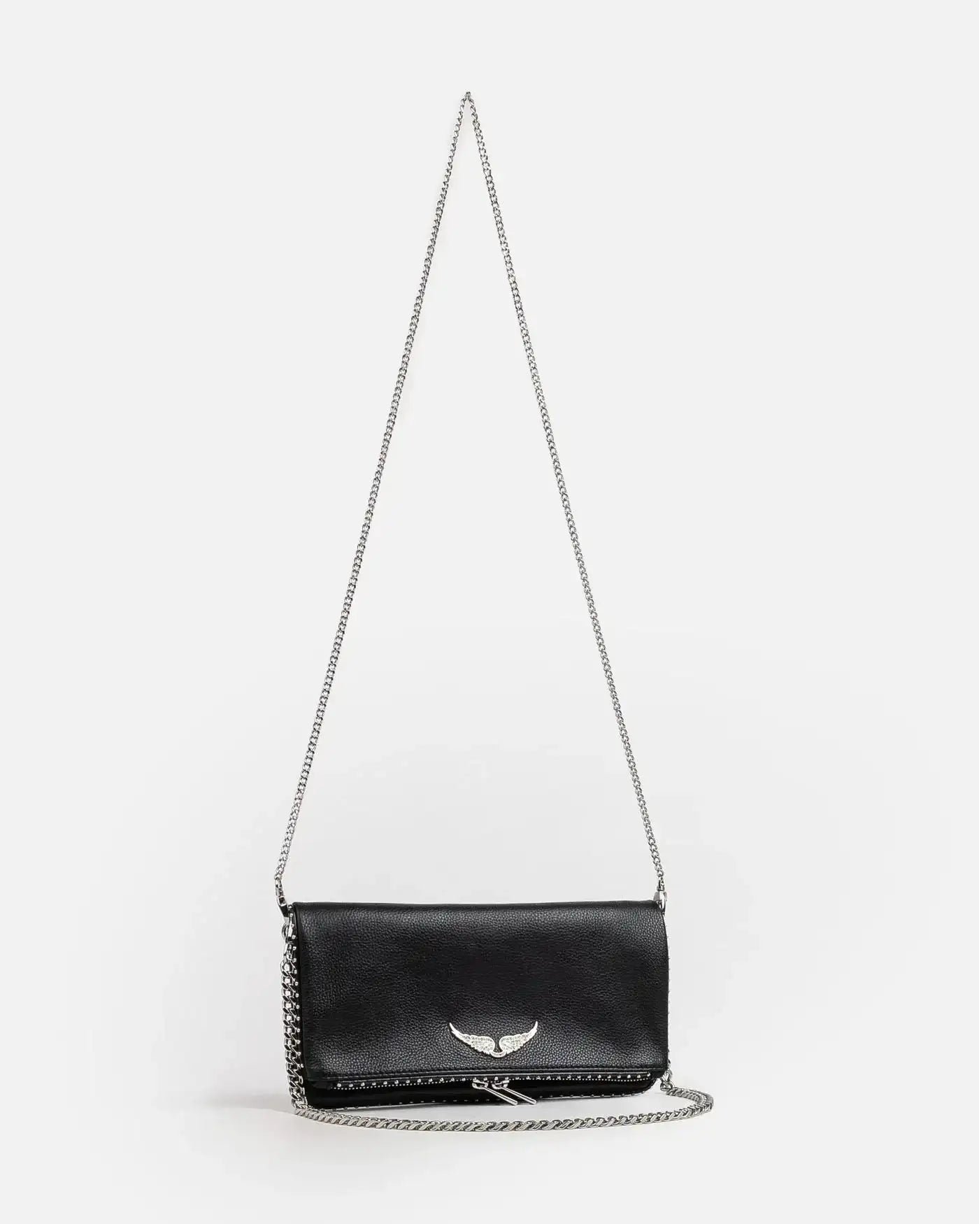 Bolso Zadig & Voltaire Rock Grained Leather + Studs LWBA00002 NOIR 001 ZADIG & VOLTAIRE
