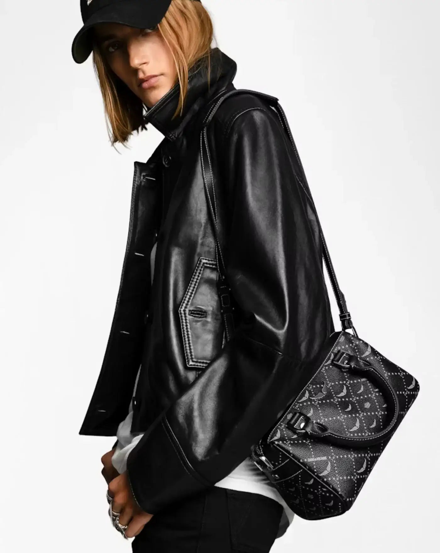 Bolso Zadig & Voltaire Xs Sunny Vibe Monogram LWBA04164 011 ZADIG & VOLTAIRE