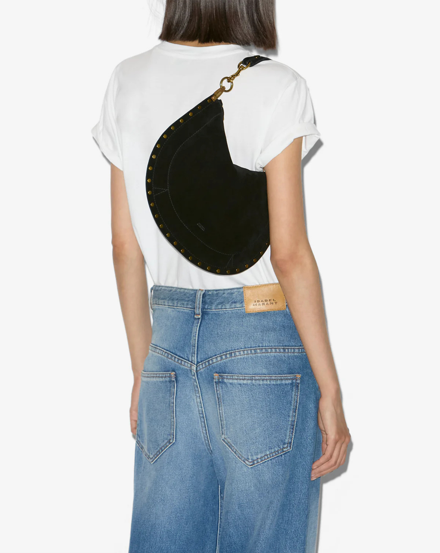 Bolso Isabel Marant Oskan Soft Zip BF0066FA B2C03M 01BK ISABEL MARANT