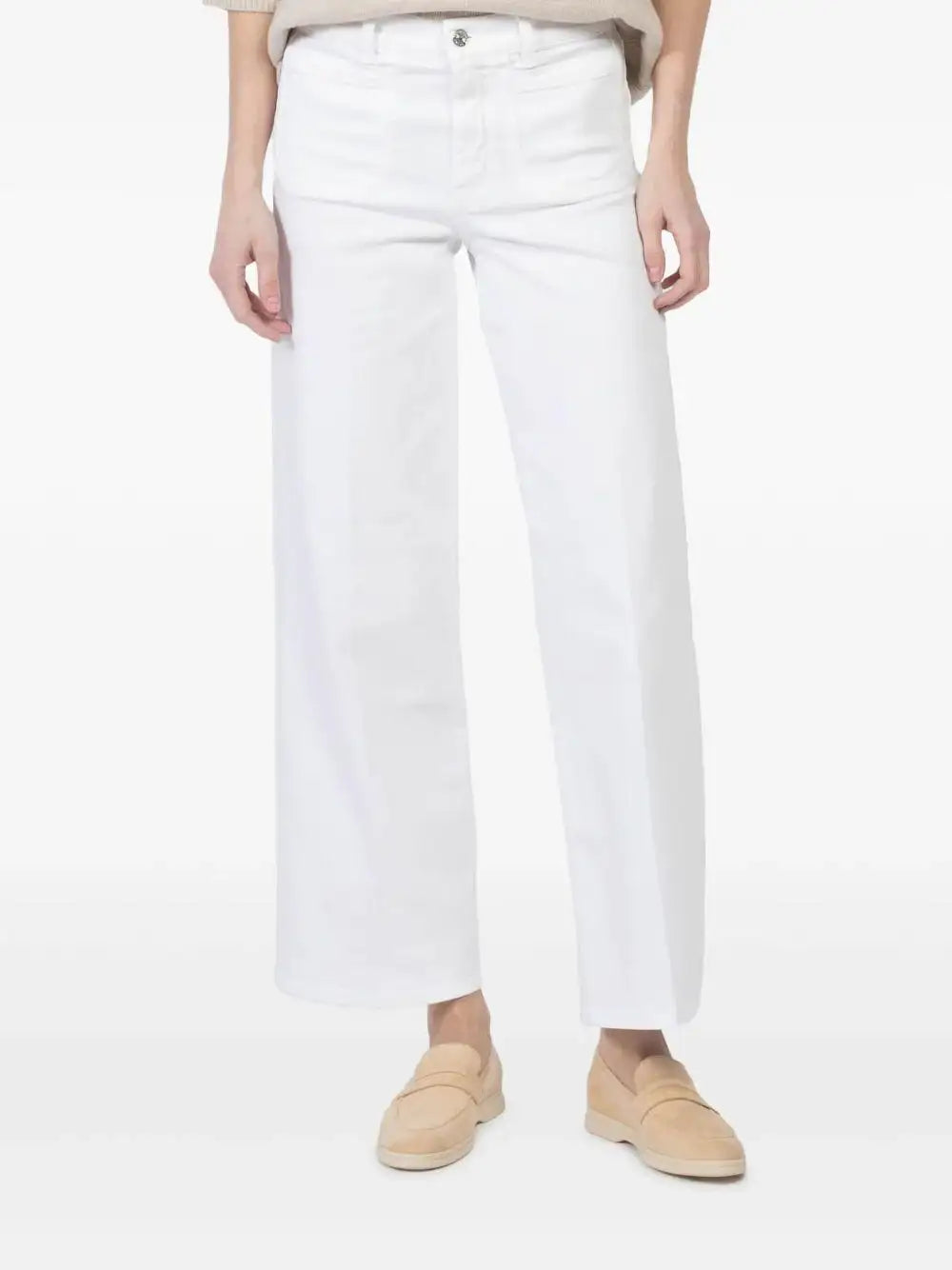 Denim Frame Le Slim Palazzo LSPIP238 WHT FRAME