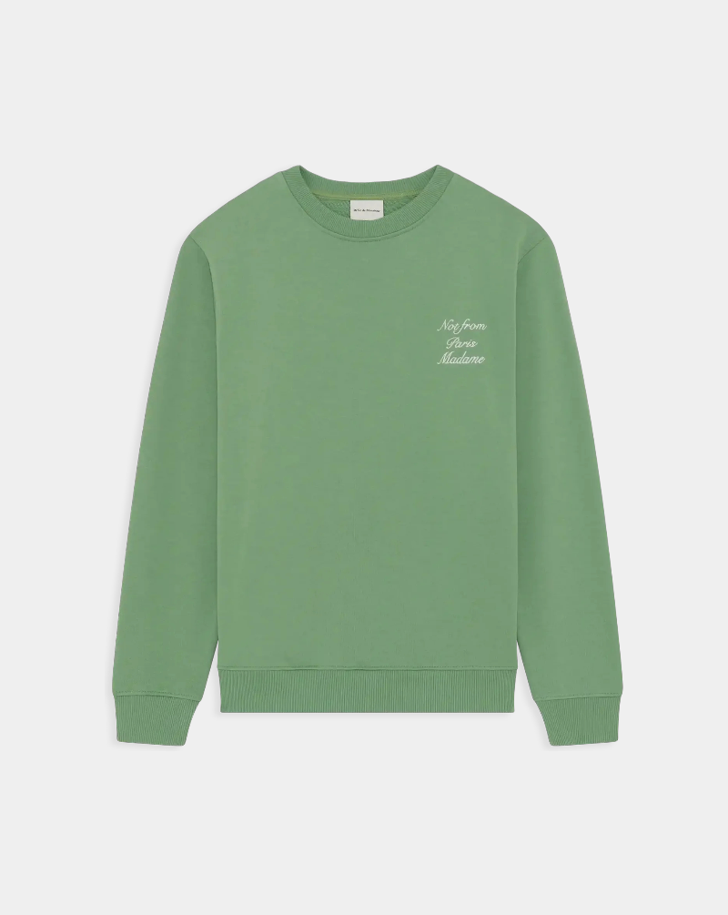 Sudadera Drole de Monsieur Slogan Calligraphy K-SW157 CO127LGN DROLE DE MONSIEUR