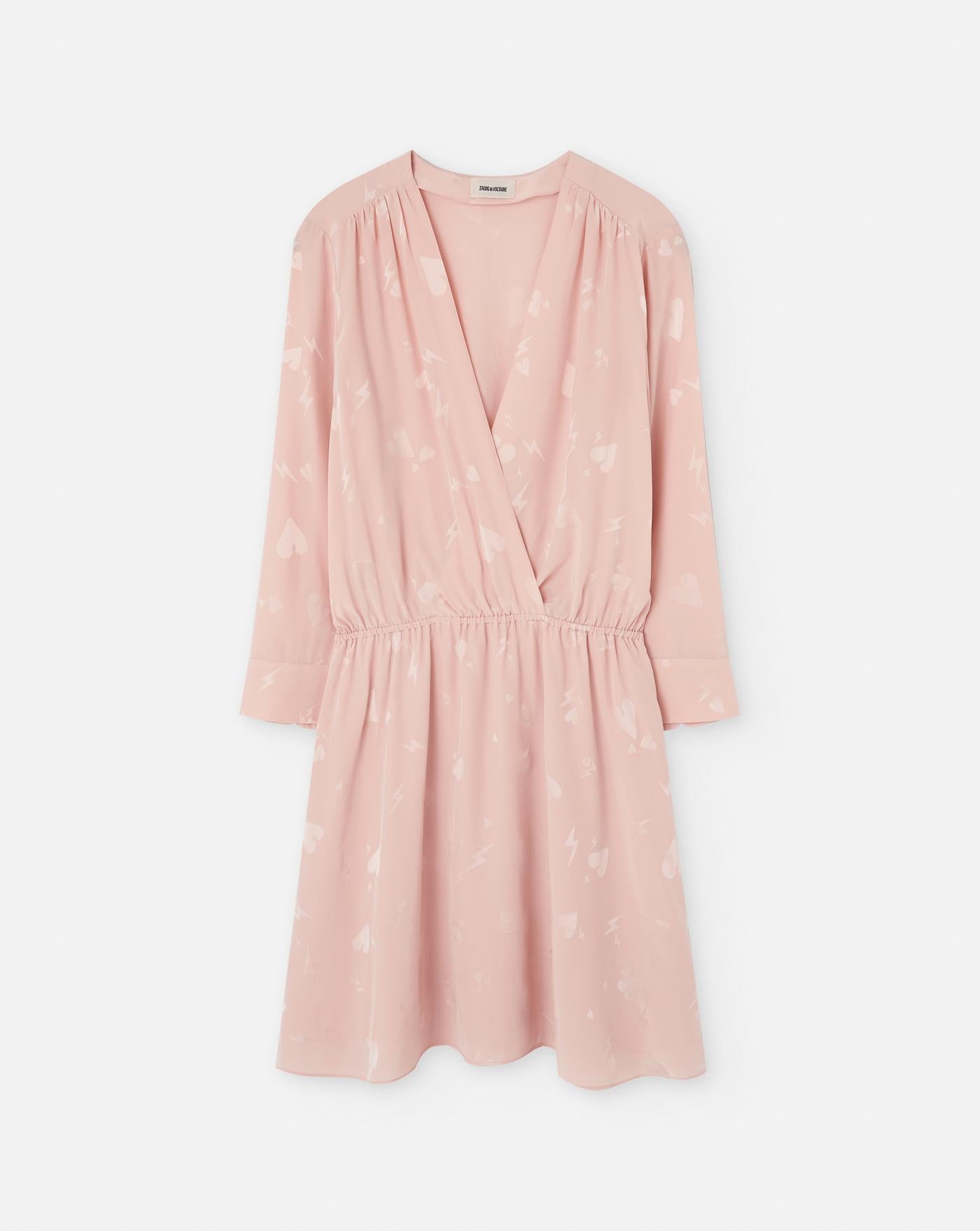 Vestido Zadig & Voltaire Rucas Jac Flash Heart WWDR02526 PEARLY 670 ZADIG & VOLTAIRE