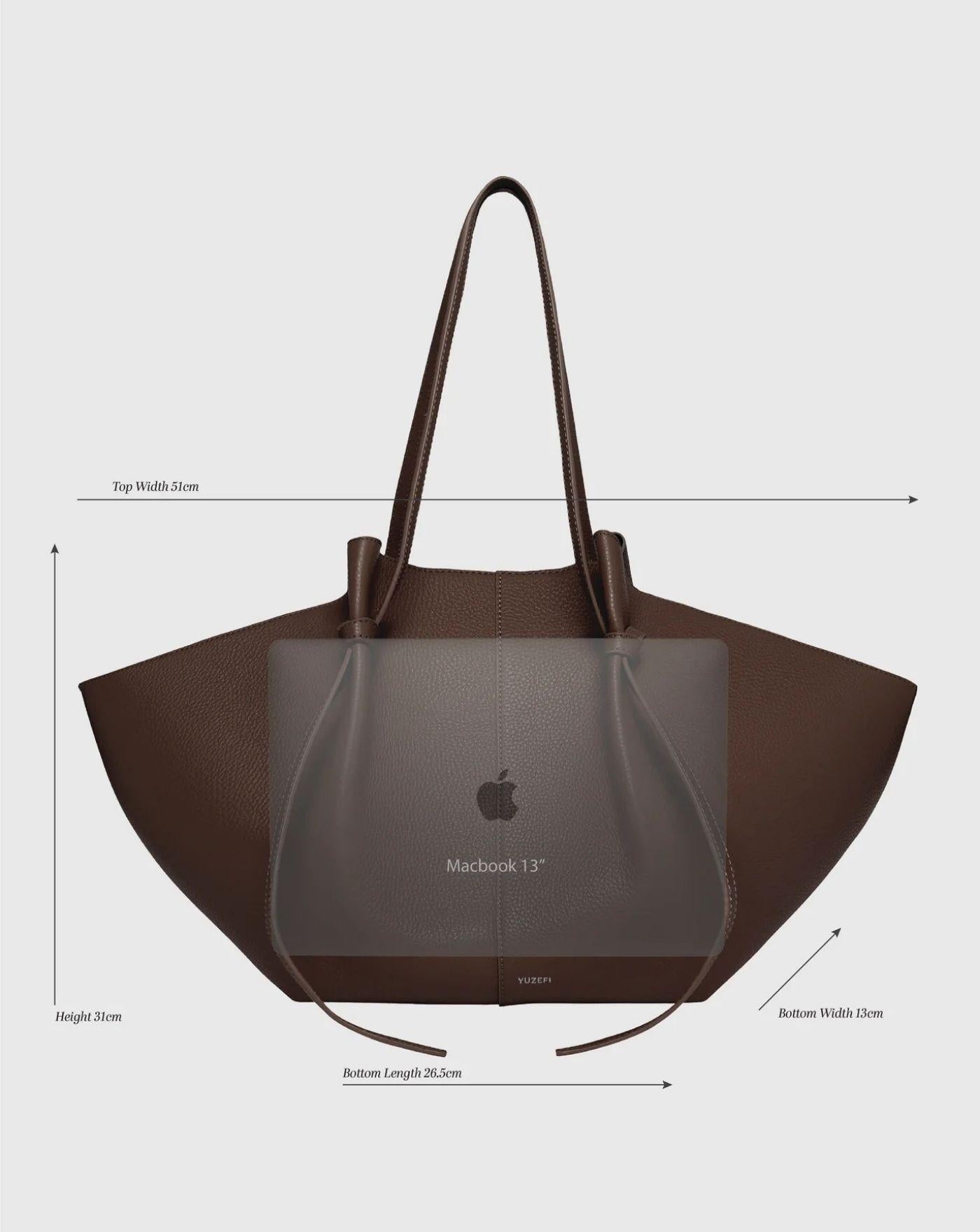 Bolso Yuzefi Large Mochi YUZCO-HB-LM-L038 ESPRESSO YUZEFI