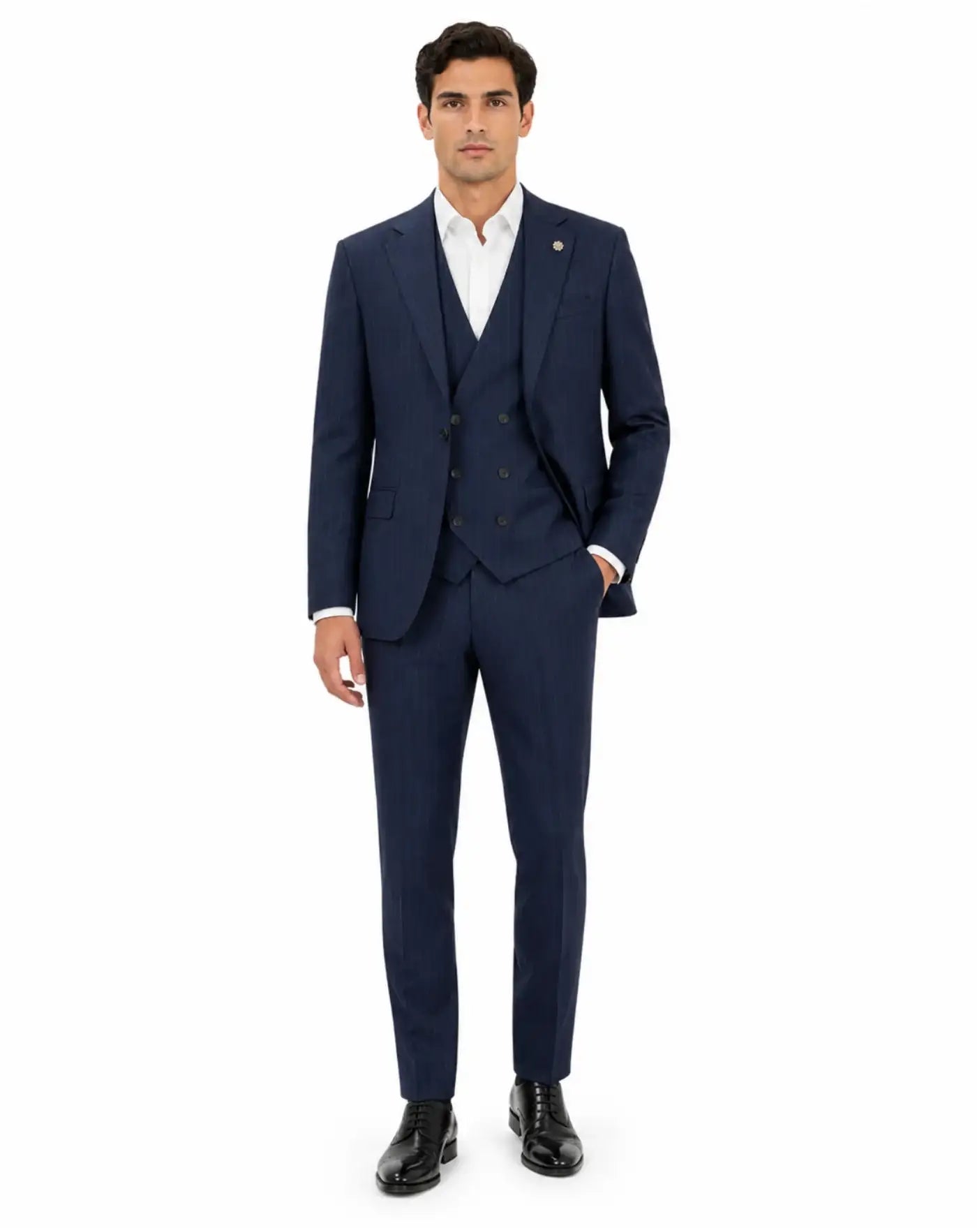 Traje Roberto Vicentti 3 Piezas K45412.310 BLUE ROBERTO VICENTTI