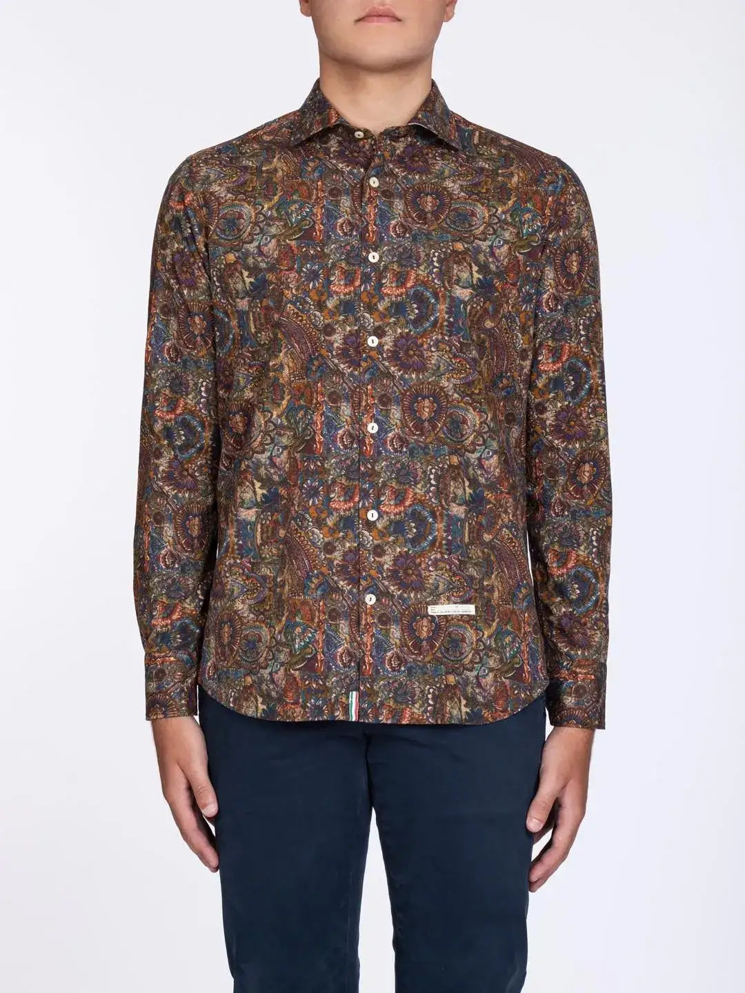 Camisa Tintoria Mattei Estampado 1RC4NJWFR2 25 TINTORIA MATTEI