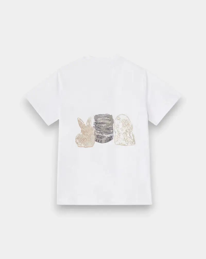 Camiseta Ganni Cute Animals A1050029 151 GANNI