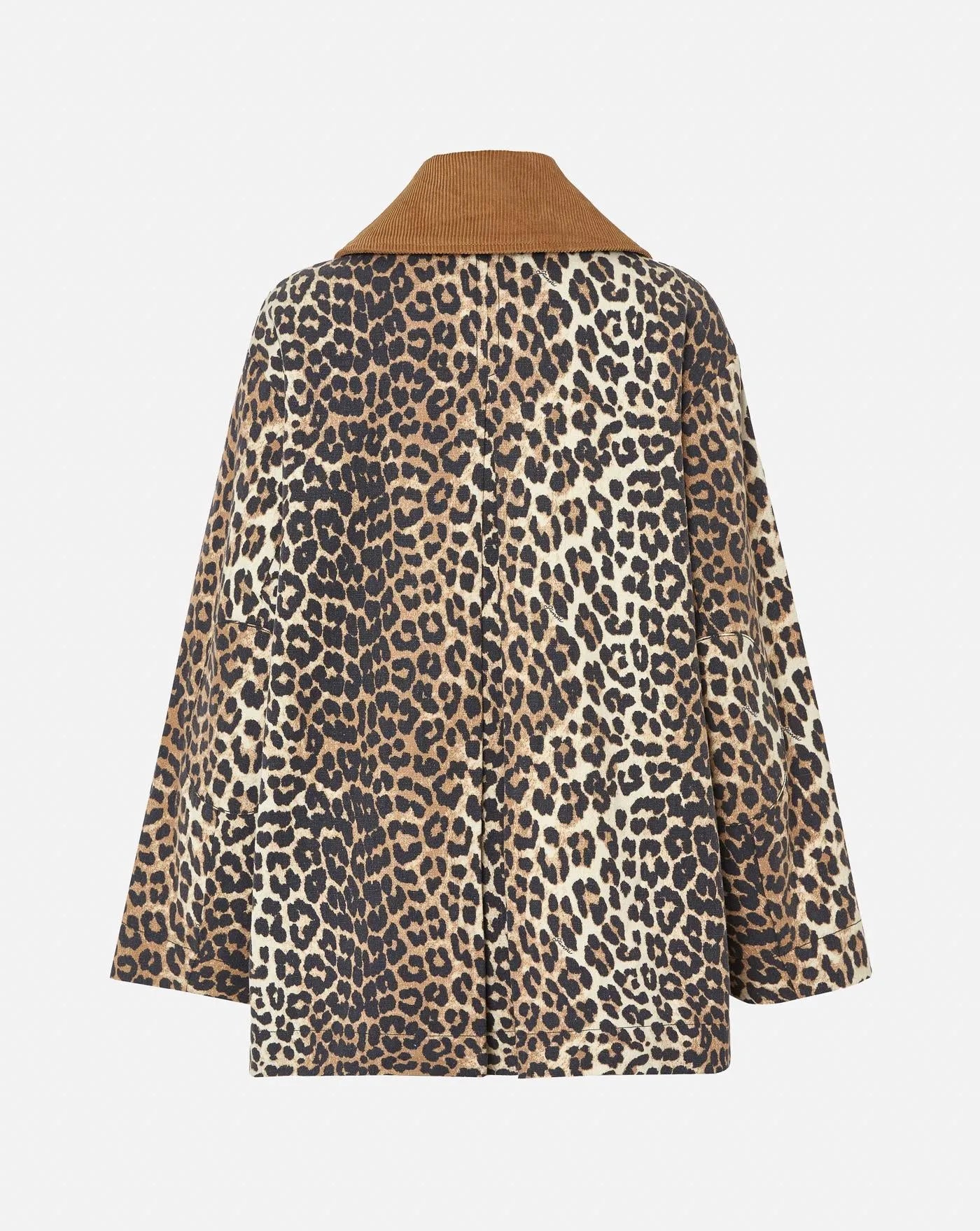 Chaqueta Ganni Printed Canvas Midi Jacket W0391 859 GANNI