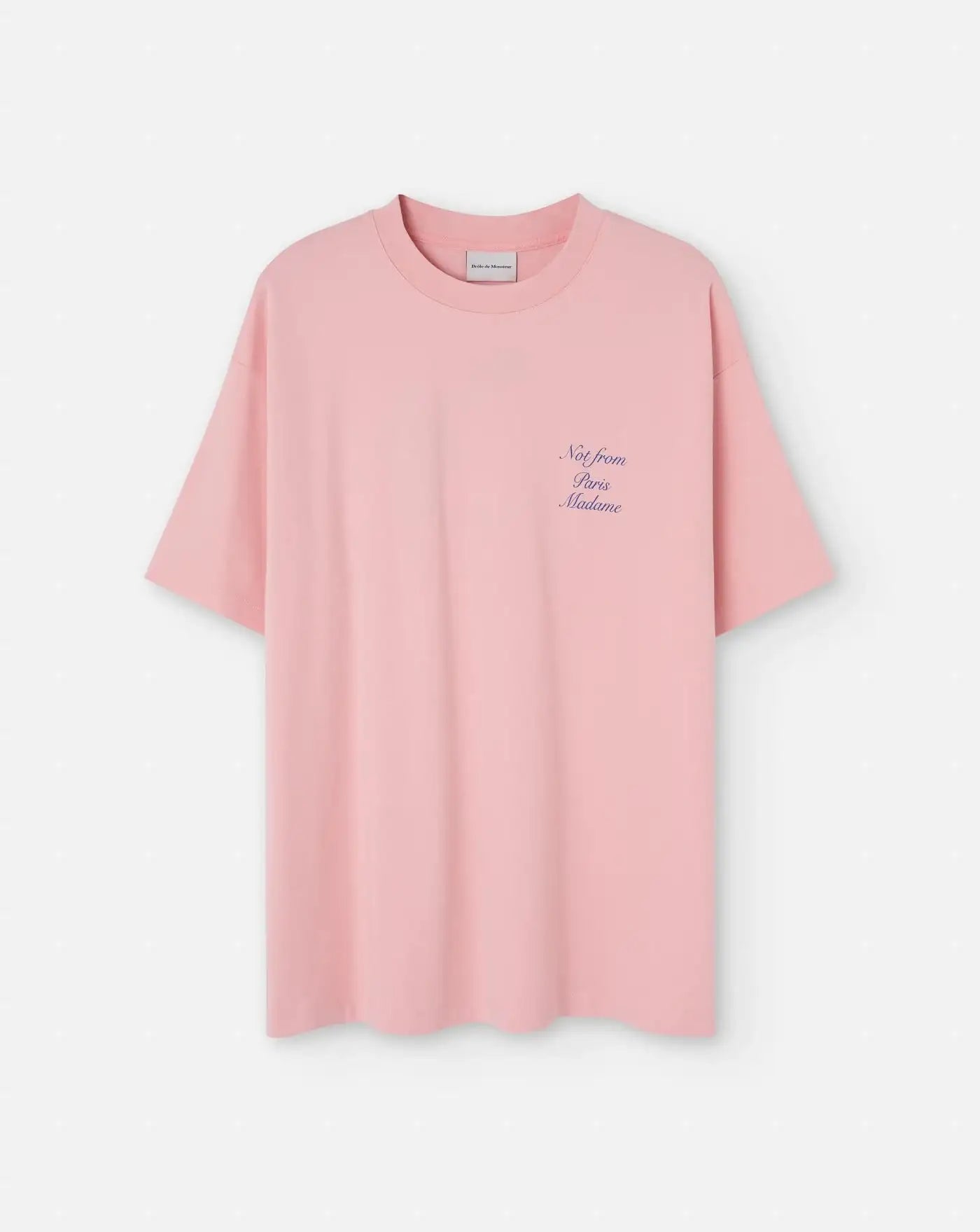 Camiseta Drole de Monsieur Le T-Shirt Slogan Cursive TS209 CO002 LPI DROLE DE MONSIEUR