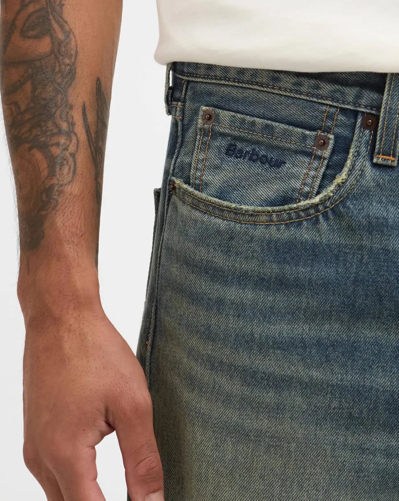 Denim Barbour x Levi's 568 Loose Jeans MTR0791NY 31 BARBOUR