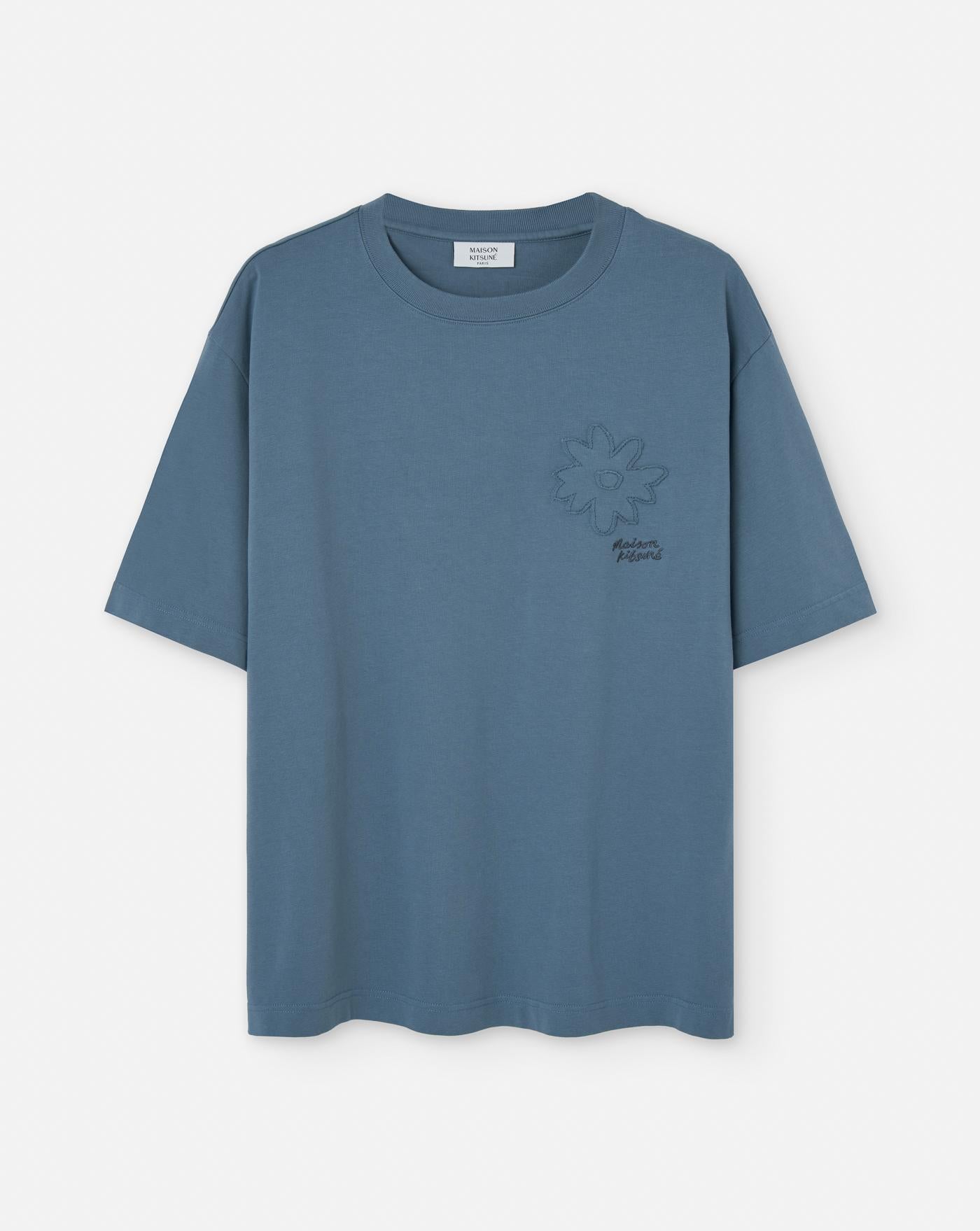 Camiseta Maison Kitsuné Crafted Daisy OM00124KJ7020 0074 MAISON KITSUNE
