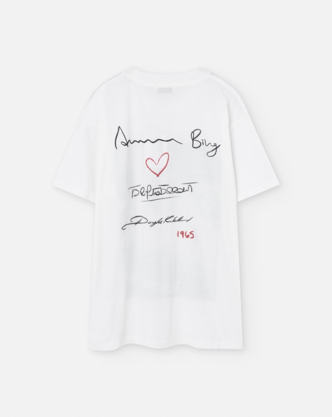 Camiseta Anine Bing Lili x Brigitte Bardot A0810565IVY1 IVORY ANINE BING