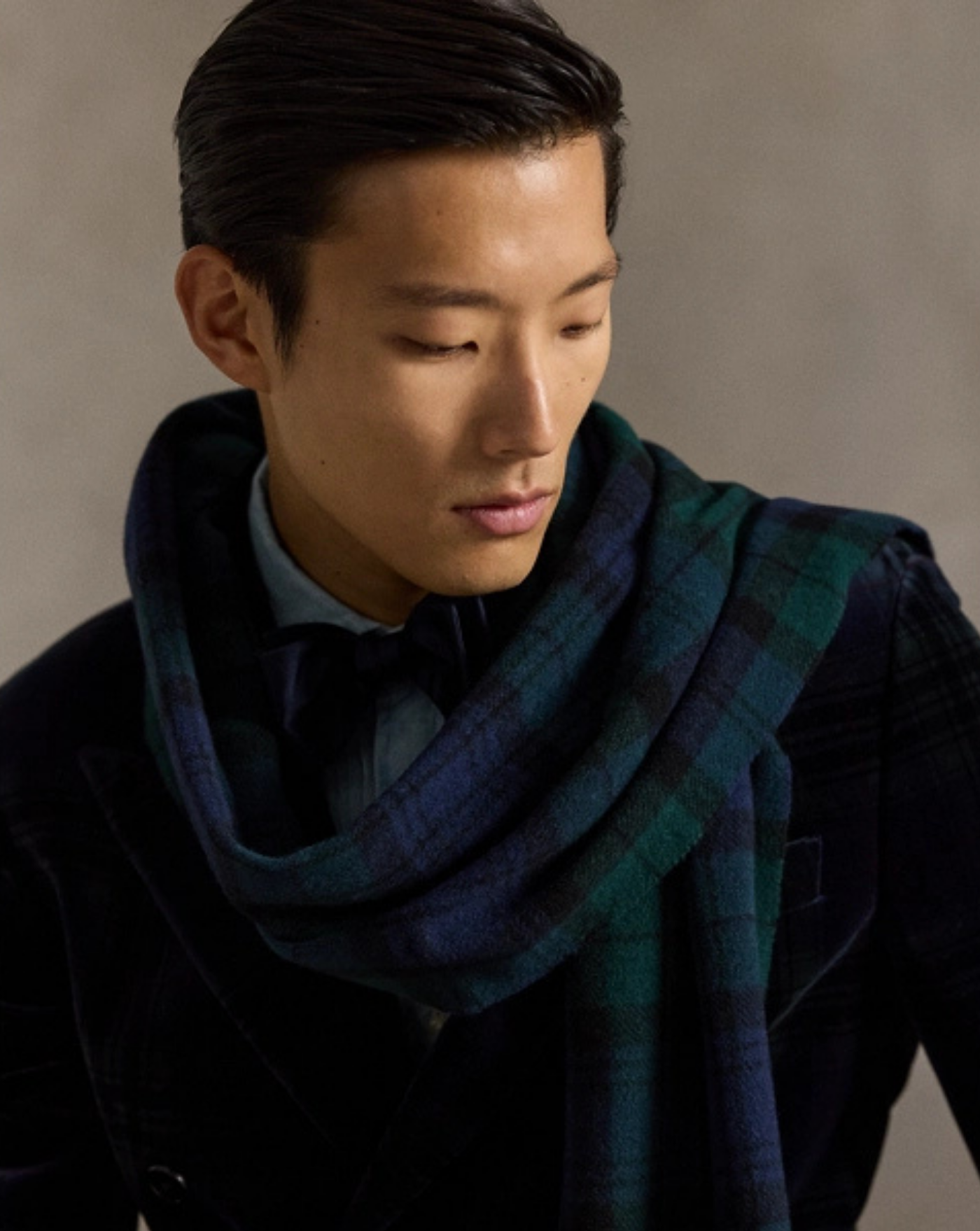 Bufanda Polo Ralph Lauren Cuadros 449959354002 BLACKWATCH POLO RALPH LAUREN