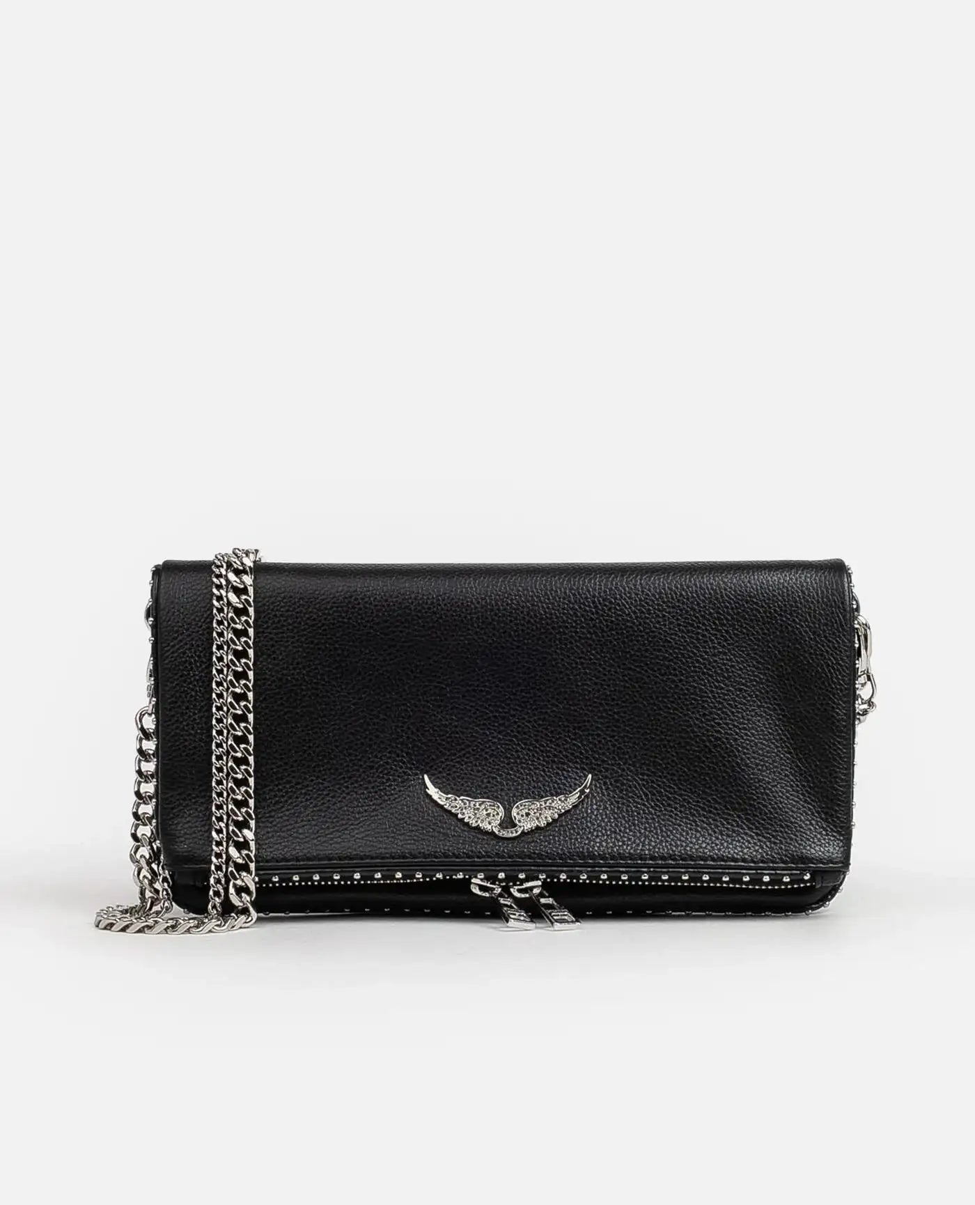 Bolso Zadig & Voltaire Rock Grained Leather + Studs LWBA00002 NOIR 001 ZADIG & VOLTAIRE