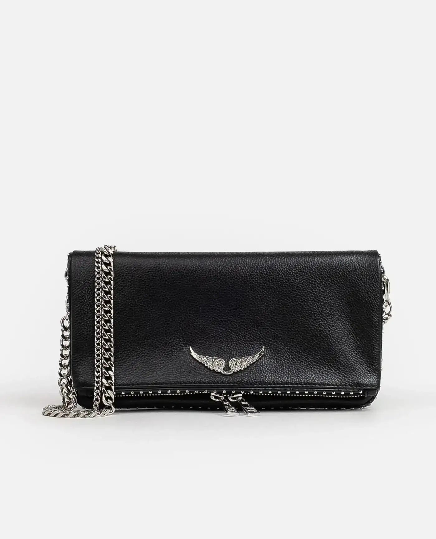 Bolso Zadig & Voltaire Rock Grained Leather + Studs LWBA00002 NOIR 001 ZADIG & VOLTAIRE