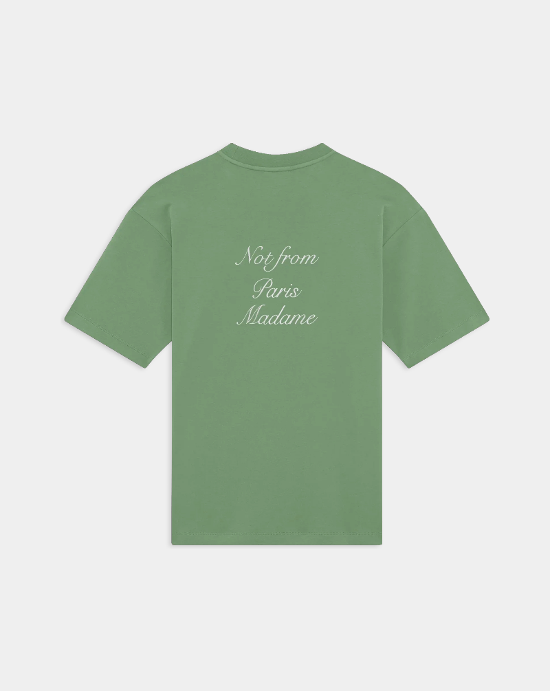 Camiseta Drole de Monsieur Le T-shirt Slogan Caligraphy K-TS209 CO002LGN DROLE DE MONSIEUR