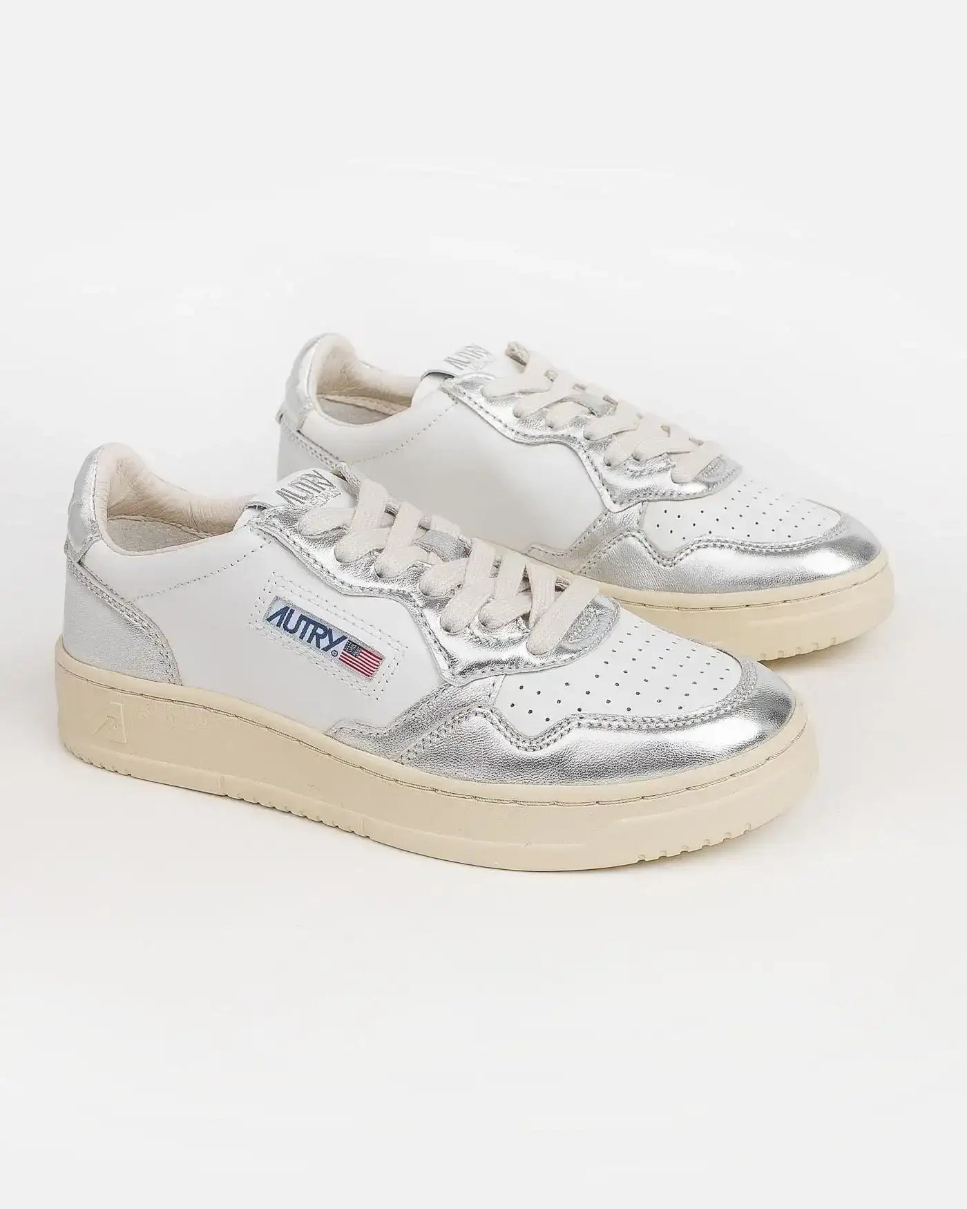 Zapatillas Autry Aulw WB18 AULW WB18 WHITE/SILVER AUTRY