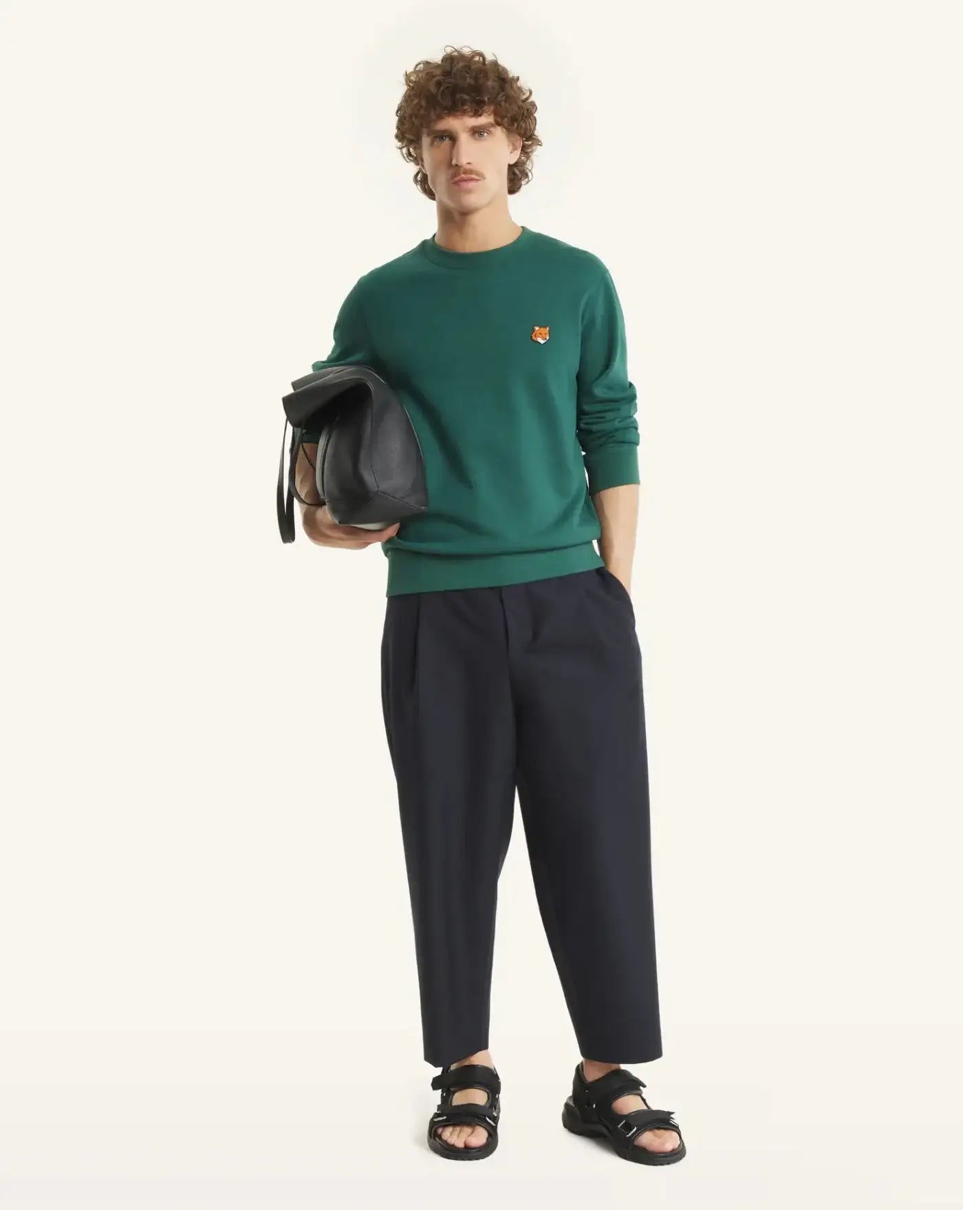 Sudadera Maison Kitsune Fox Head PM00303KM0340 P399 MAISON KITSUNE