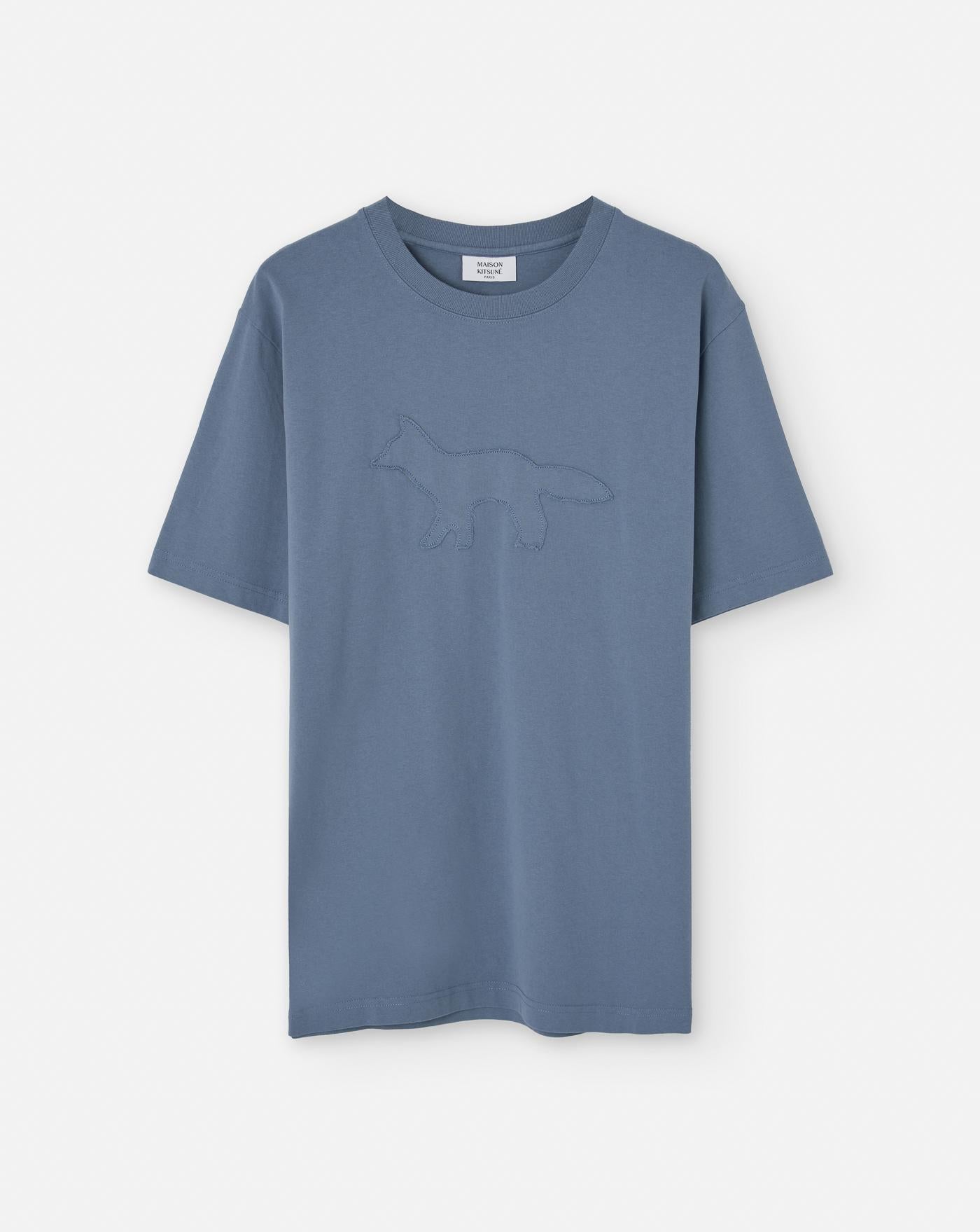 Camiseta Maison Kitsuné Crafted Profile Fox OM00121KJ0118 0074 MAISON KITSUNE