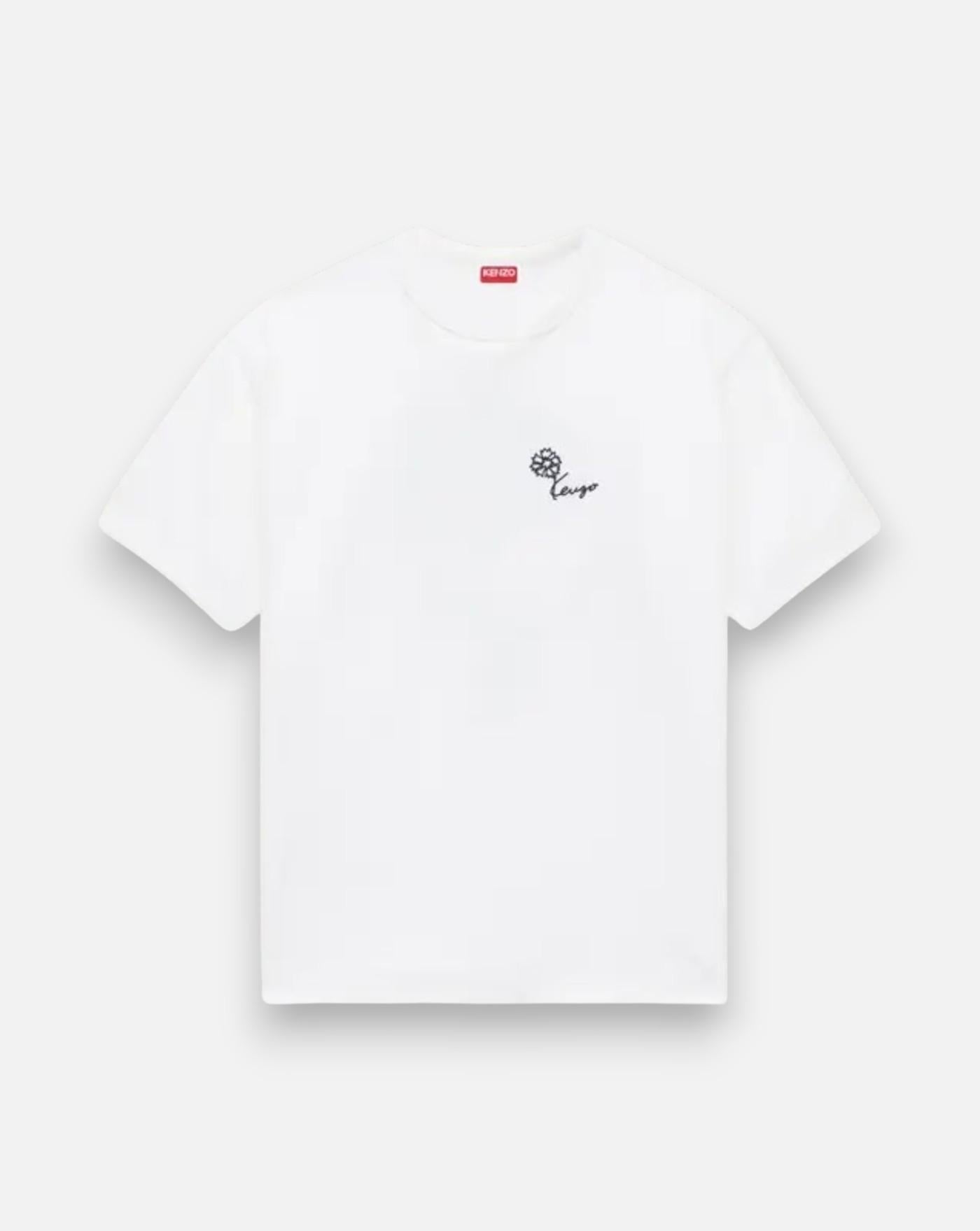 Camiseta Kenzo Tulip FG65TS2924SG 02 OFF WHITE KENZO