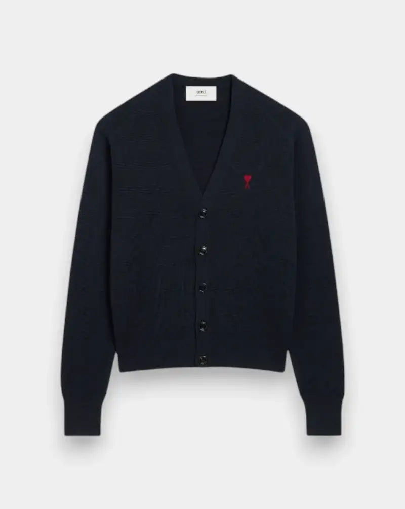 Cardigan Ami Paris Ami de Coeur HKC361001 414 AMI PARIS
