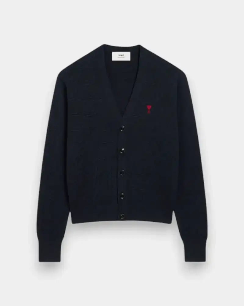 Cardigan Ami Paris Ami de Coeur HKC361001 414 AMI PARIS